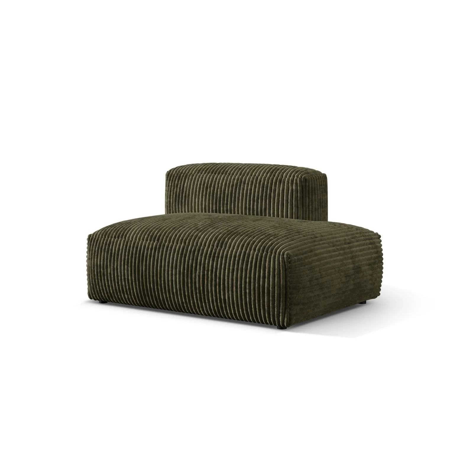 Martina Modulares Sofa Sitzelement, Rechte Seite, Sitztiefe 76 cm, aus Samt, Cord, Boucle oder Strukturstoff, 133x106 cm - Image 93