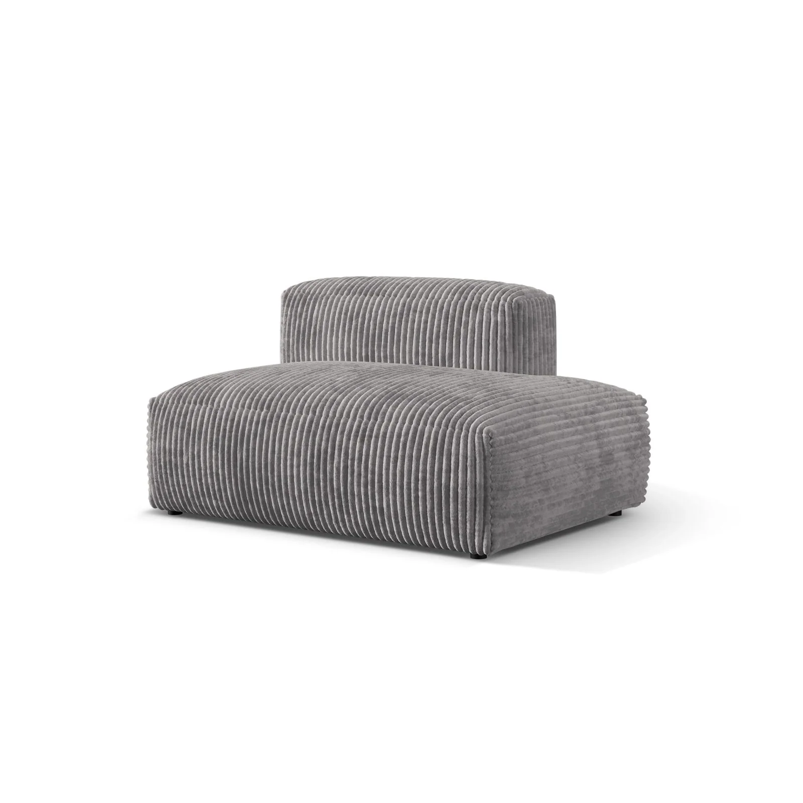 Martina Modulares Sofa Sitzelement, Rechte Seite, Sitztiefe 76 cm, aus Samt, Cord, Boucle oder Strukturstoff, 133x106 cm - Image 99