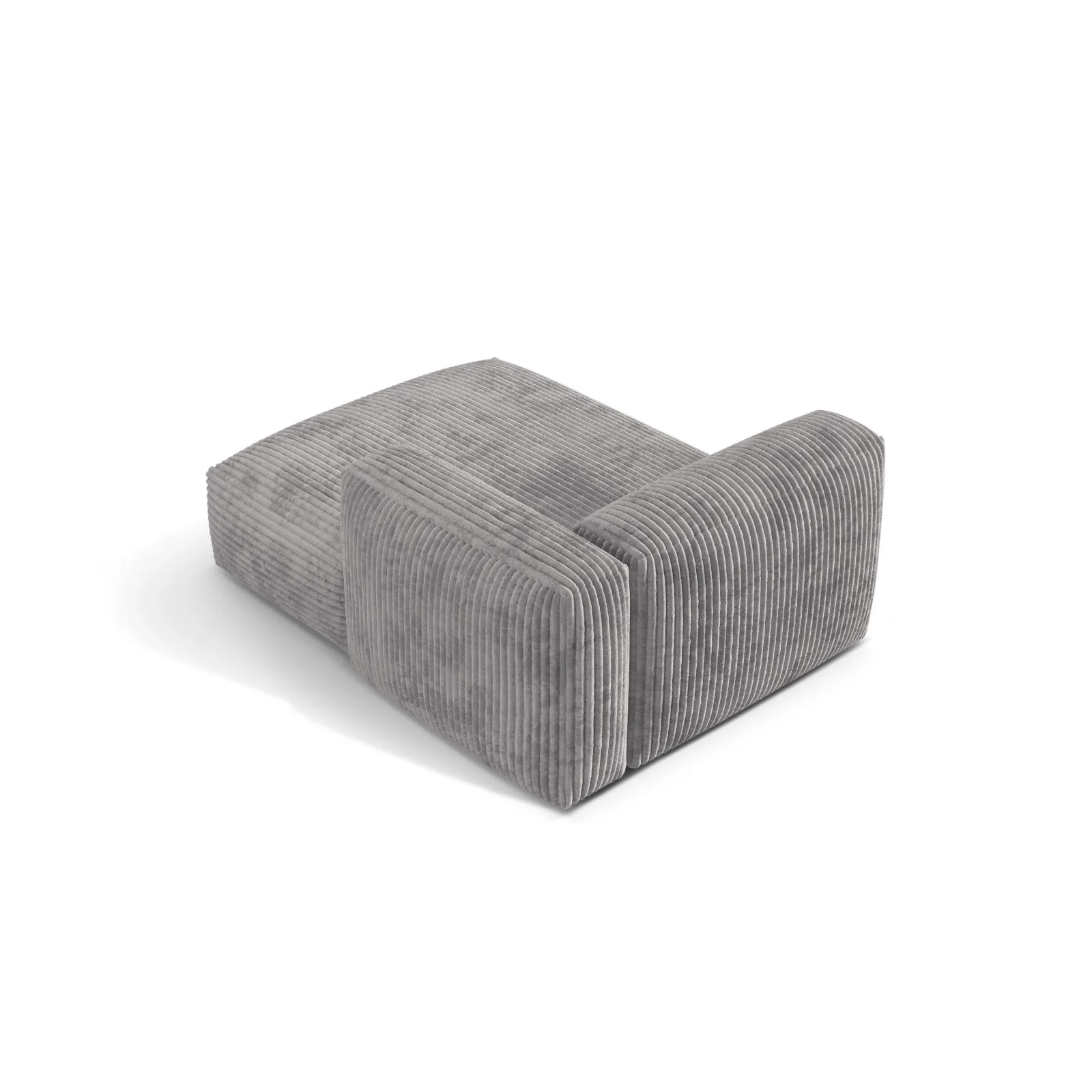 Martina Modulares Sofa Sitzelement, Rechte Seite, aus Samt, Cord, Boucle oder Strukturstoff, 176x120 cm - Image 100