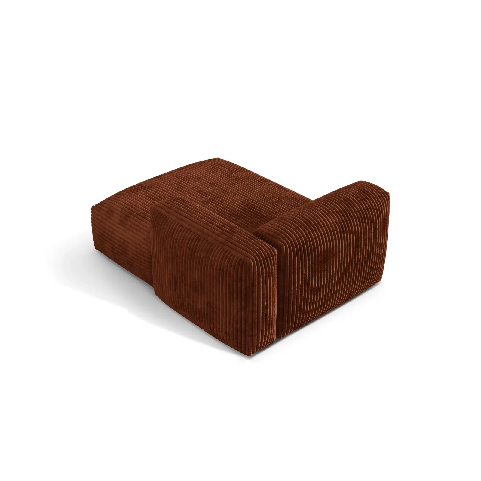 Martina Modulares Sofa Sitzelement, Rechte Seite, aus Samt, Cord, Boucle oder Strukturstoff, 176x120 cm - Image 106