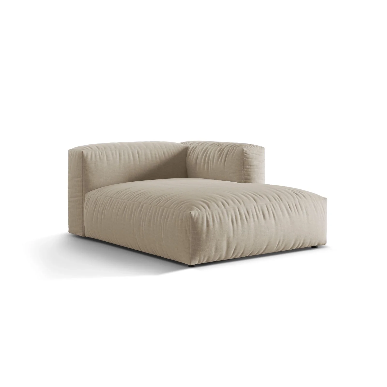Martina Modulares Sofa Sitzelement, Rechte Seite, aus Samt, Cord, Boucle oder Strukturstoff, 176x120 cm - Image 39