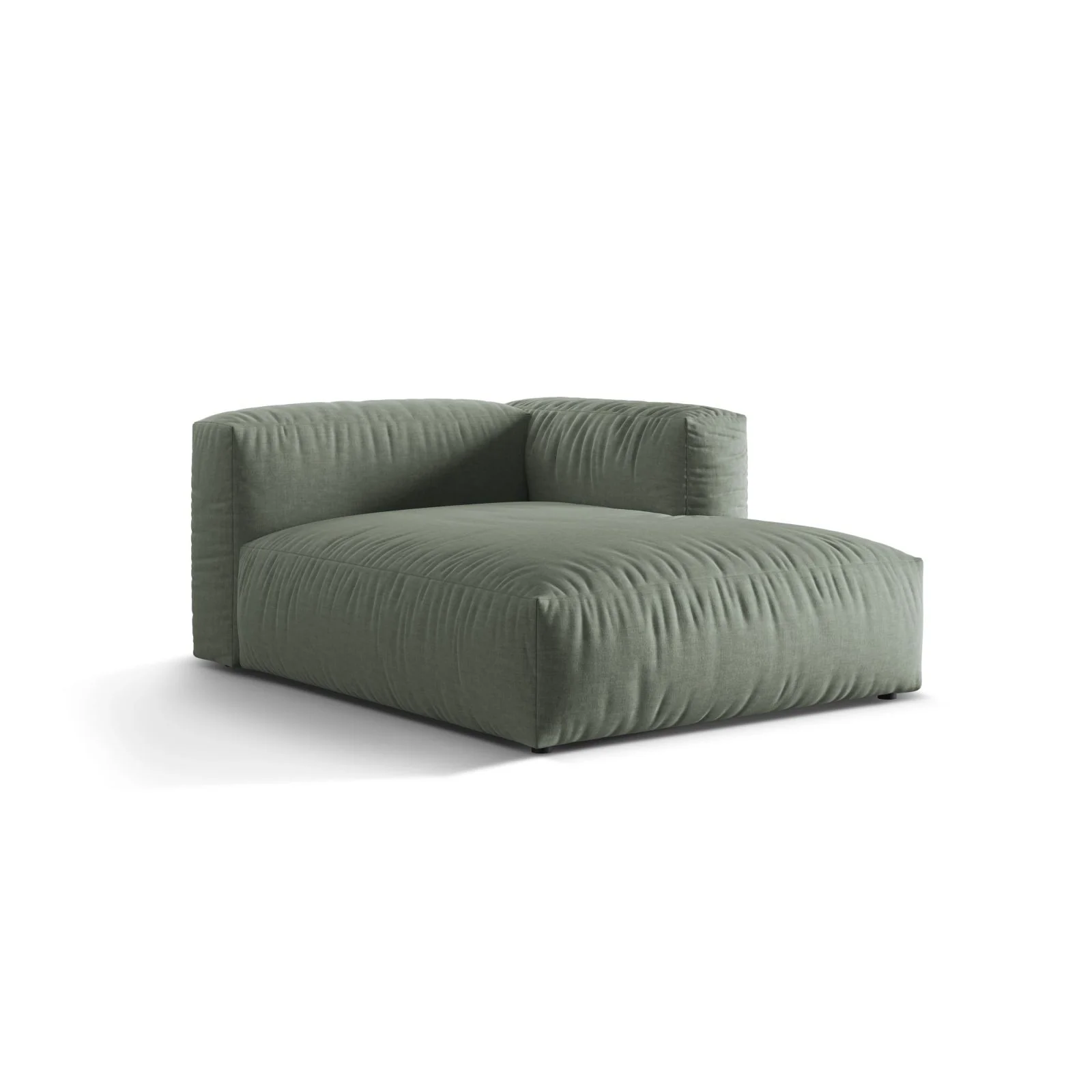 Martina Modulares Sofa Sitzelement, Rechte Seite, aus Samt, Cord, Boucle oder Strukturstoff, 176x120 cm - Image 45