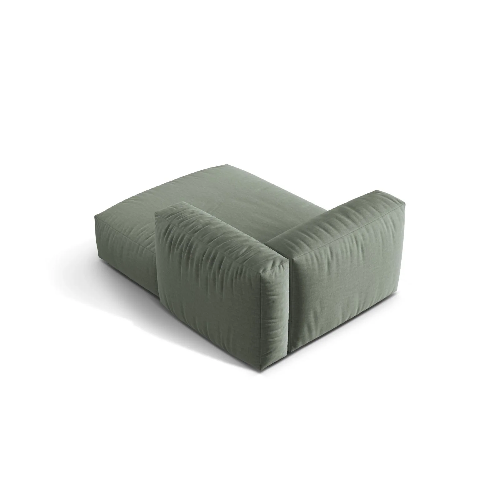 Martina Modulares Sofa Sitzelement, Rechte Seite, aus Samt, Cord, Boucle oder Strukturstoff, 176x120 cm - Image 46