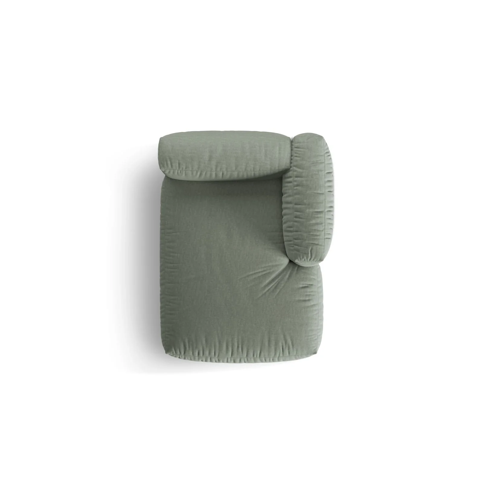 Martina Modulares Sofa Sitzelement, Rechte Seite, aus Samt, Cord, Boucle oder Strukturstoff, 176x120 cm - Image 47