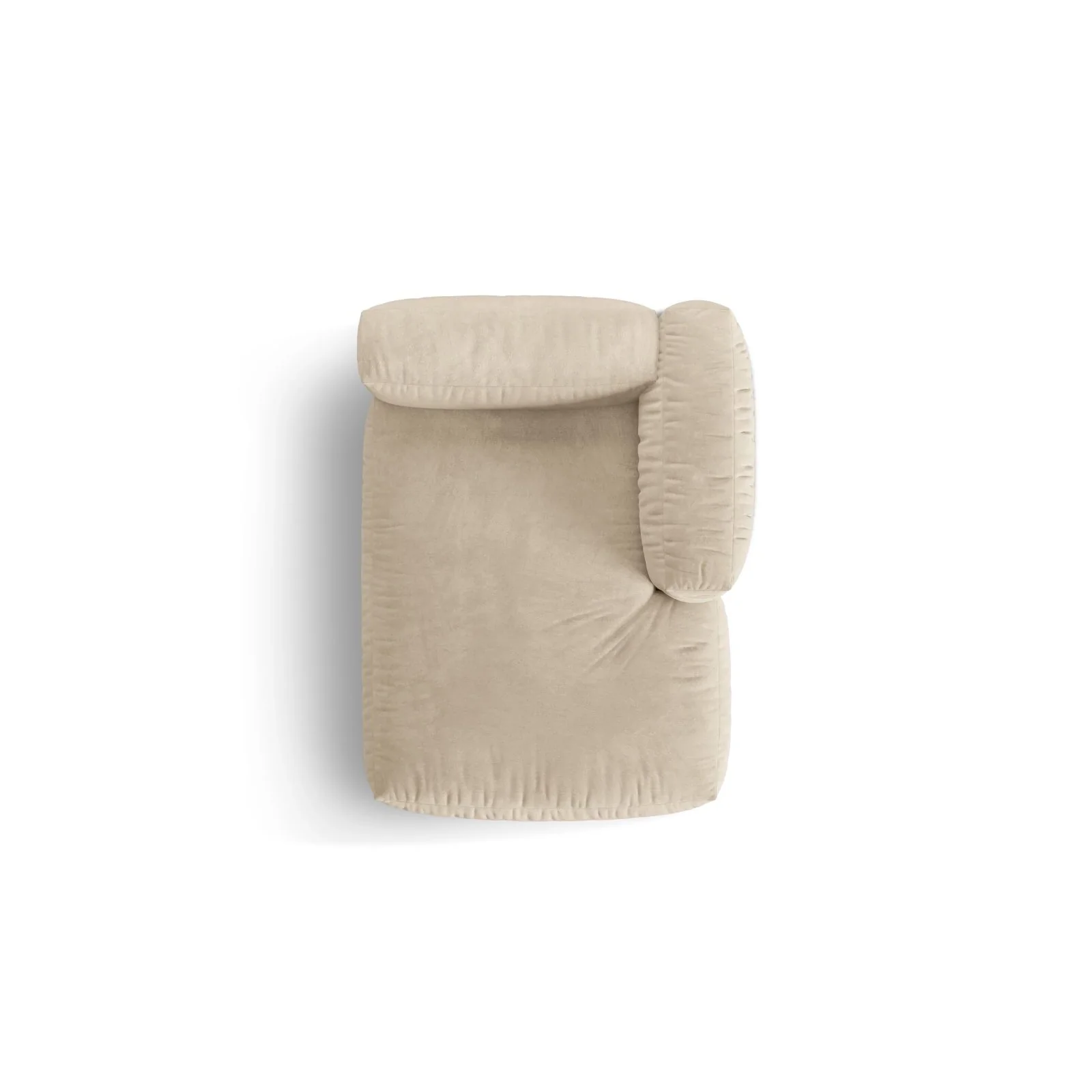 Martina Modulares Sofa Sitzelement, Rechte Seite, aus Samt, Cord, Boucle oder Strukturstoff, 176x120 cm - Image 5