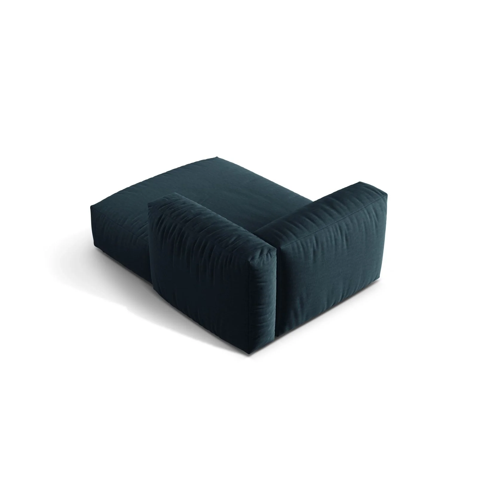Martina Modulares Sofa Sitzelement, Rechte Seite, aus Samt, Cord, Boucle oder Strukturstoff, 176x120 cm - Image 52