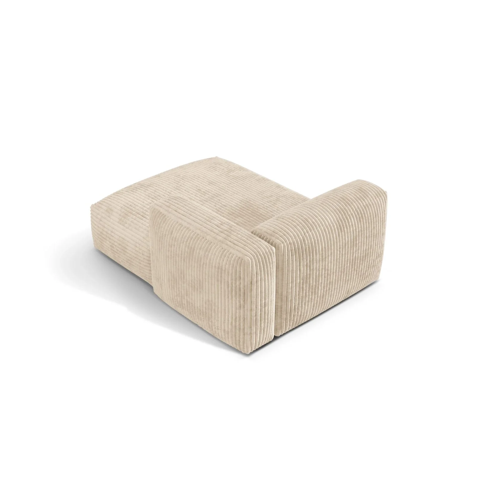 Martina Modulares Sofa Sitzelement, Rechte Seite, aus Samt, Cord, Boucle oder Strukturstoff, 176x120 cm - Image 82