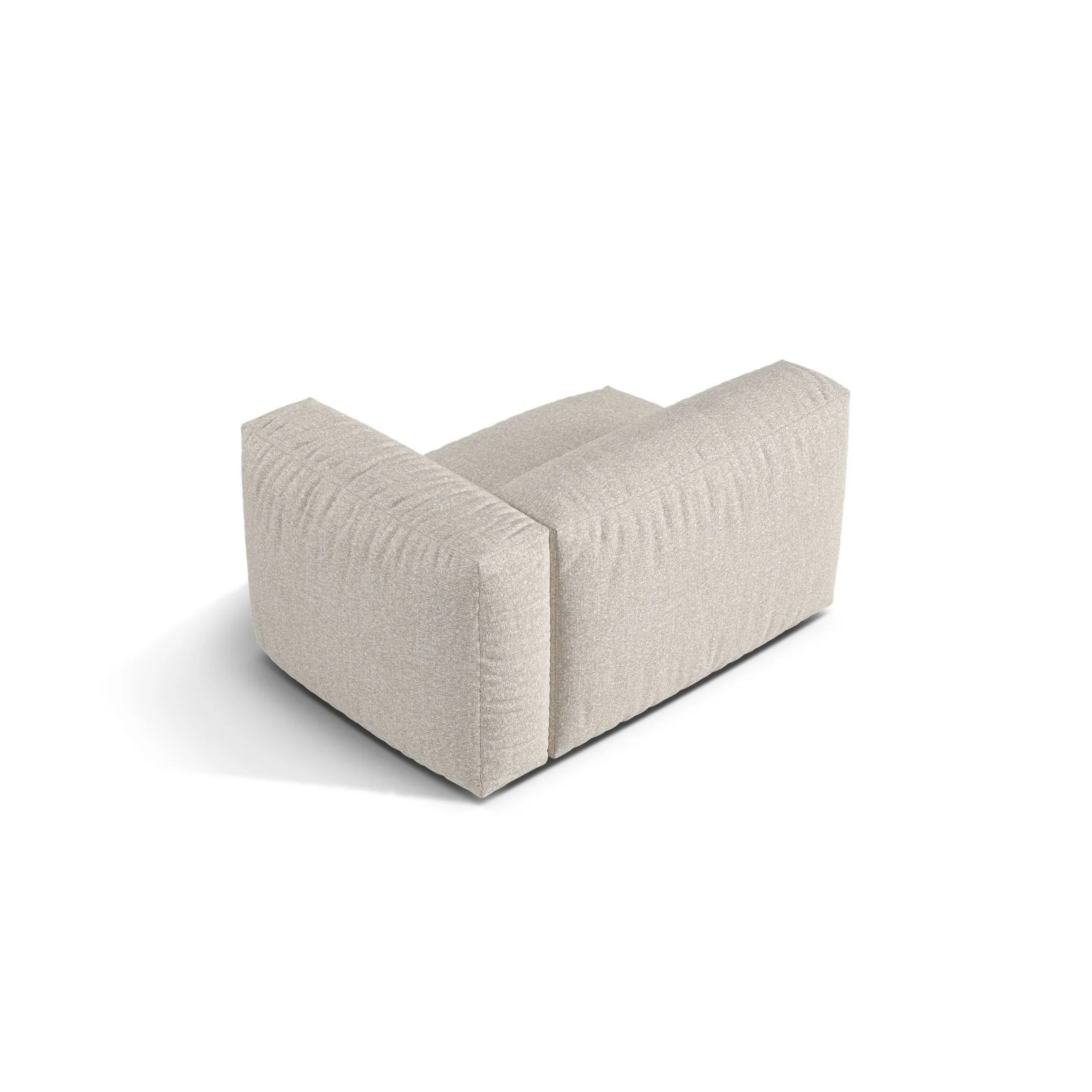 Martina Modulares Sofa Sitzelement, Rechte Seite, Sitztiefe 76 cm, aus Samt, Cord, Boucle oder Strukturstoff, 120x106 cm - Image 136