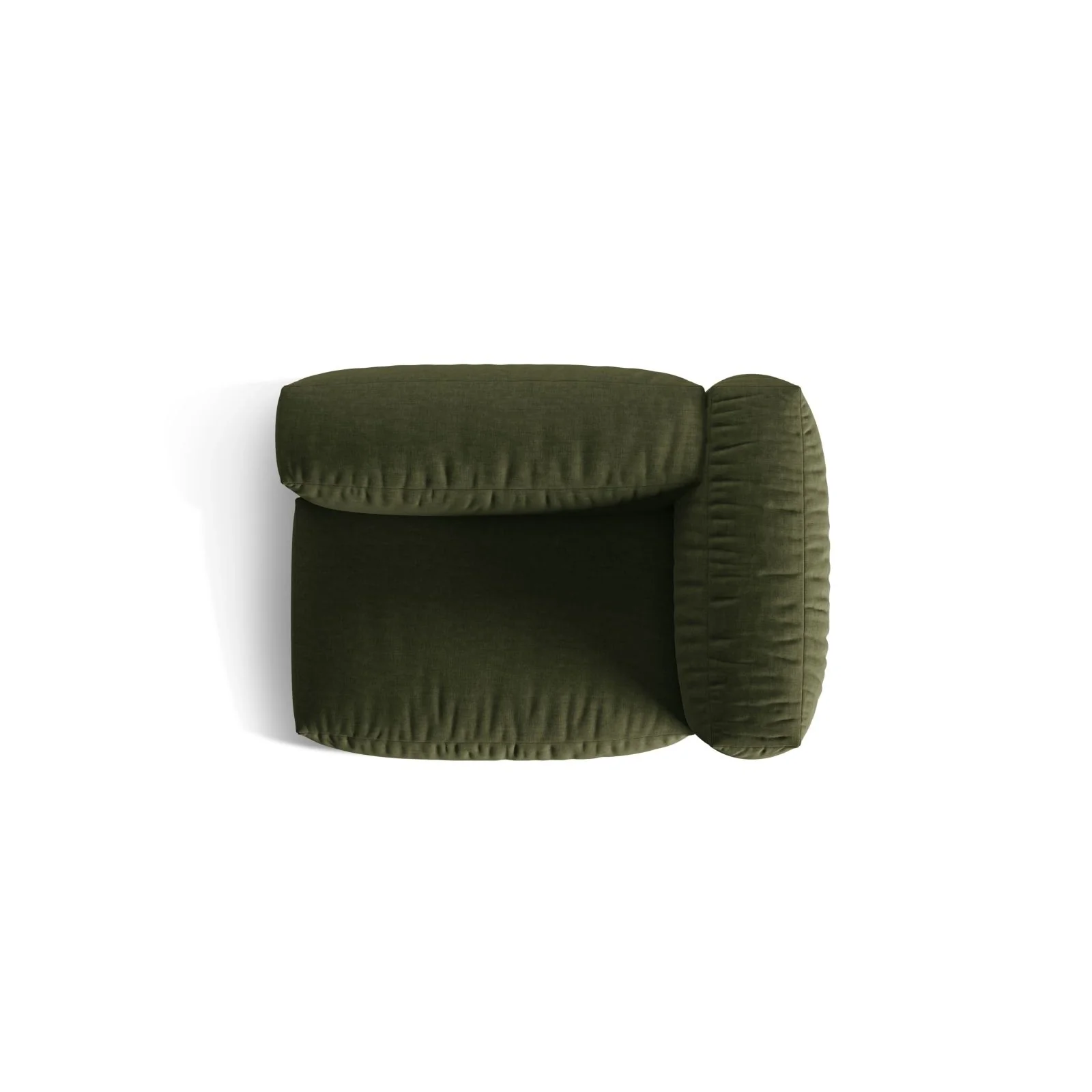 Martina Modulares Sofa Sitzelement, Rechte Seite, Sitztiefe 76 cm, aus Samt, Cord, Boucle oder Strukturstoff, 120x106 cm - Image 71