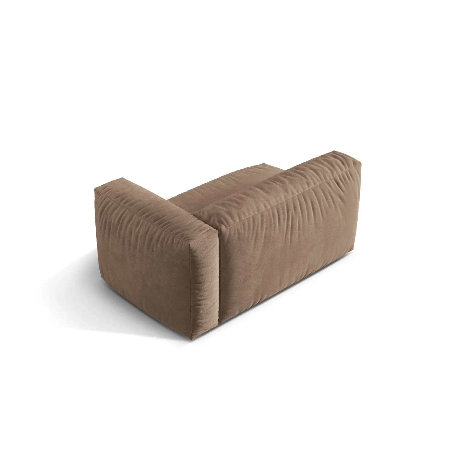Martina Modulares Sofa Sitzelement, Rechte Seite, Sitztiefe 76 cm, aus Samt, Cord, Boucle oder Strukturstoff, 160x106 cm - Image 10