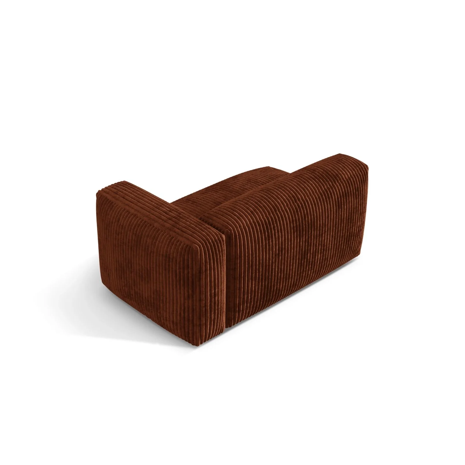 Martina Modulares Sofa Sitzelement, Rechte Seite, Sitztiefe 76 cm, aus Samt, Cord, Boucle oder Strukturstoff, 160x106 cm - Image 106