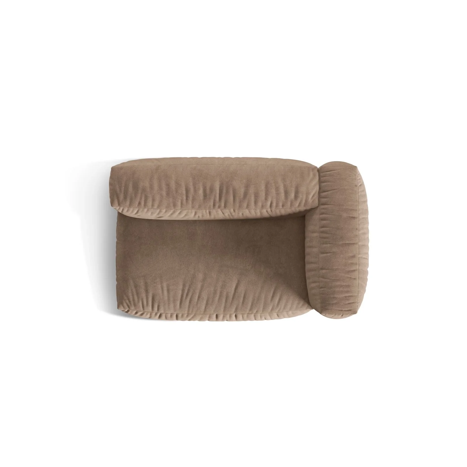 Martina Modulares Sofa Sitzelement, Rechte Seite, Sitztiefe 76 cm, aus Samt, Cord, Boucle oder Strukturstoff, 160x106 cm - Image 11