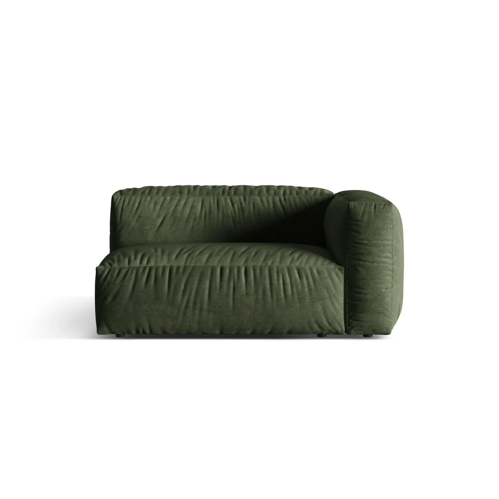 Martina Modulares Sofa Sitzelement, Rechte Seite, Sitztiefe 76 cm, aus Samt, Cord, Boucle oder Strukturstoff, 160x106 cm - Image 13