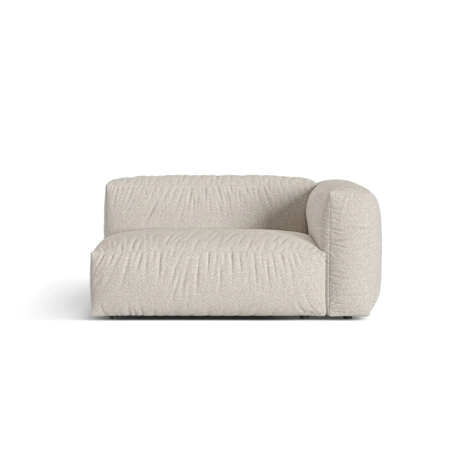 Martina Modulares Sofa Sitzelement, Rechte Seite, Sitztiefe 76 cm, aus Samt, Cord, Boucle oder Strukturstoff, 160x106 cm - Image 133