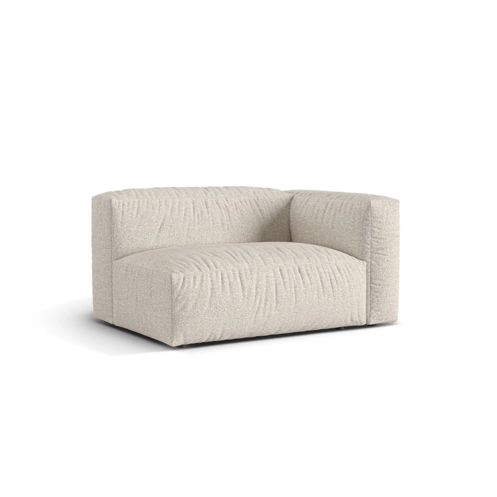 Martina Modulares Sofa Sitzelement, Rechte Seite, Sitztiefe 76 cm, aus Samt, Cord, Boucle oder Strukturstoff, 160x106 cm - Image 135