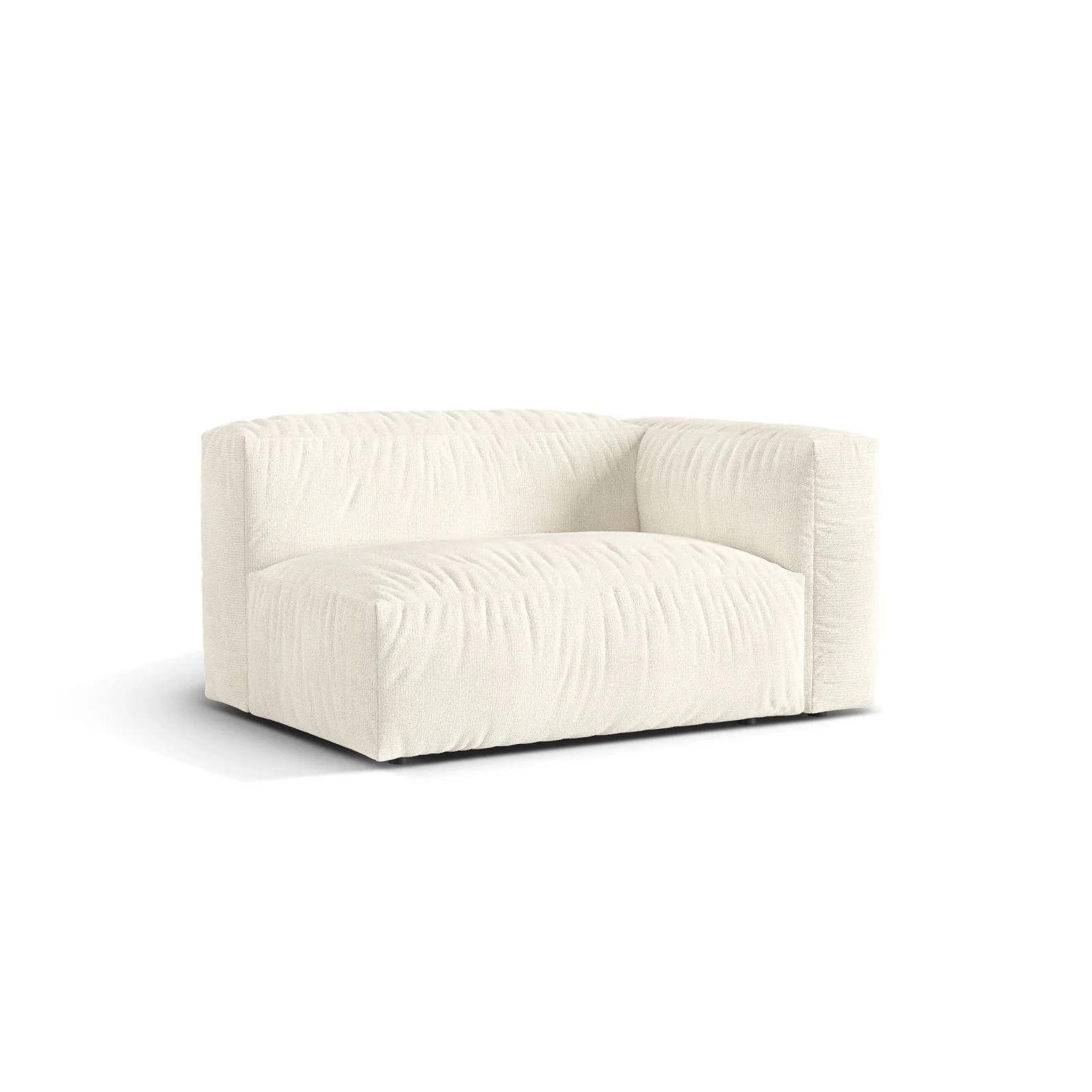 Martina Modulares Sofa Sitzelement, Rechte Seite, Sitztiefe 76 cm, aus Samt, Cord, Boucle oder Strukturstoff, 160x106 cm - Image 141