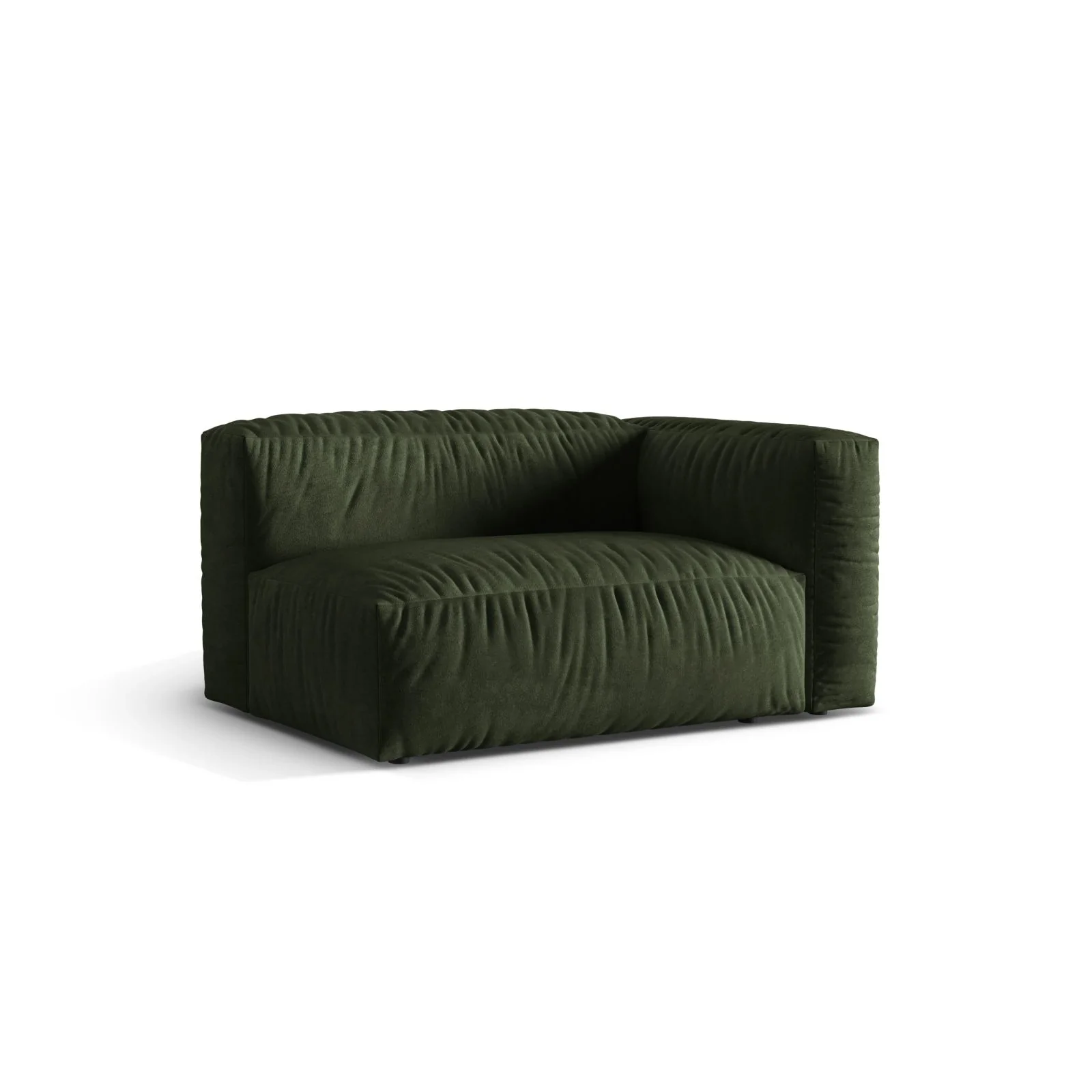 Martina Modulares Sofa Sitzelement, Rechte Seite, Sitztiefe 76 cm, aus Samt, Cord, Boucle oder Strukturstoff, 160x106 cm - Image 15