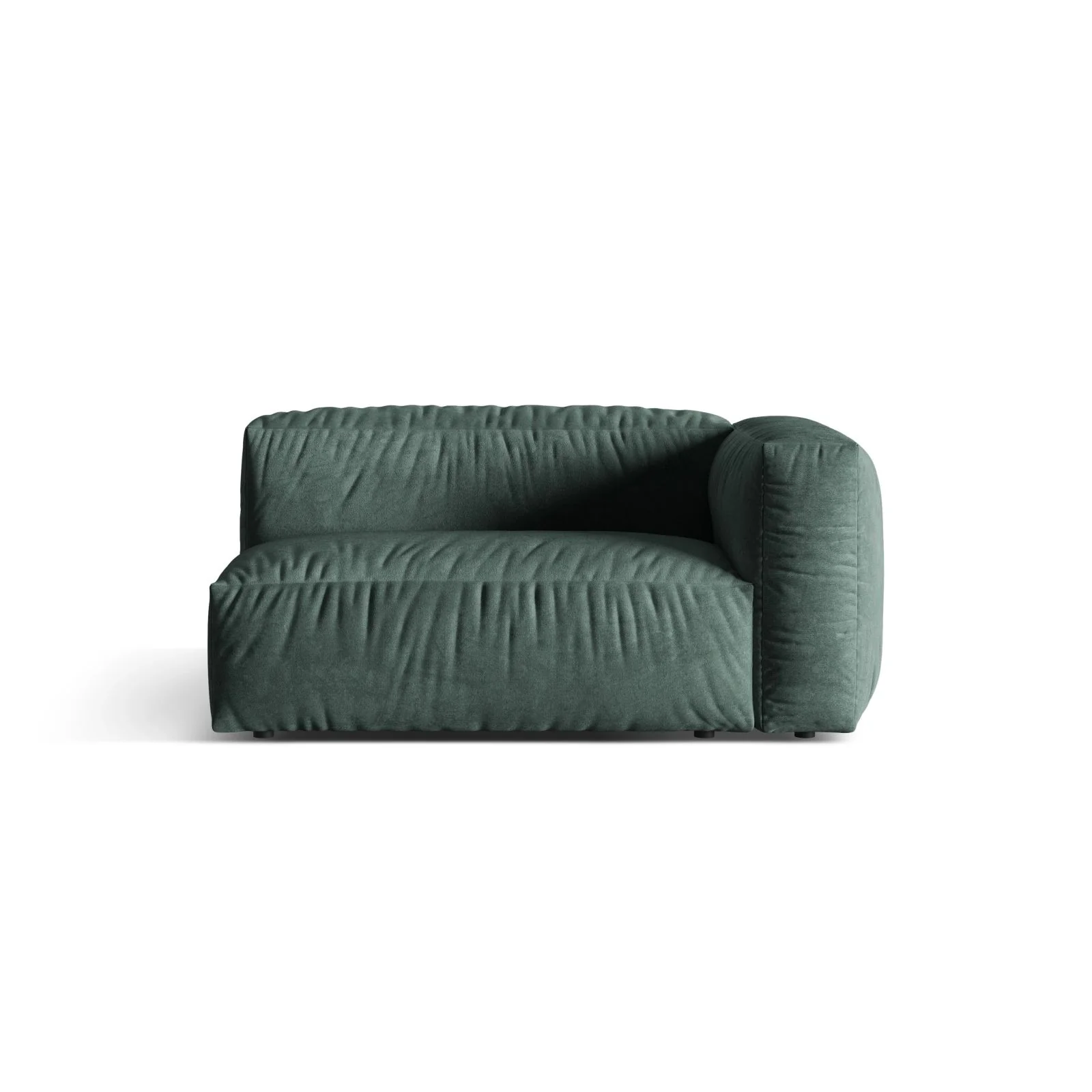 Martina Modulares Sofa Sitzelement, Rechte Seite, Sitztiefe 76 cm, aus Samt, Cord, Boucle oder Strukturstoff, 160x106 cm - Image 19