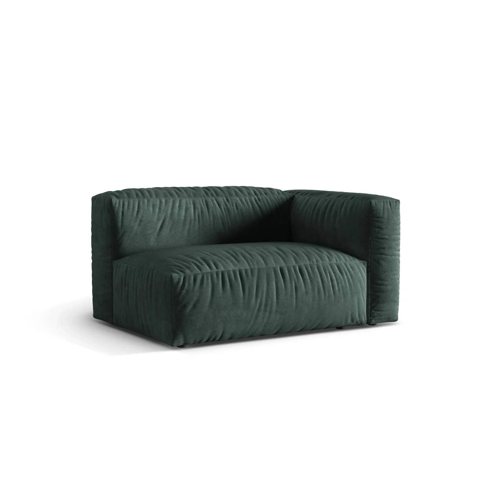 Martina Modulares Sofa Sitzelement, Rechte Seite, Sitztiefe 76 cm, aus Samt, Cord, Boucle oder Strukturstoff, 160x106 cm - Image 21