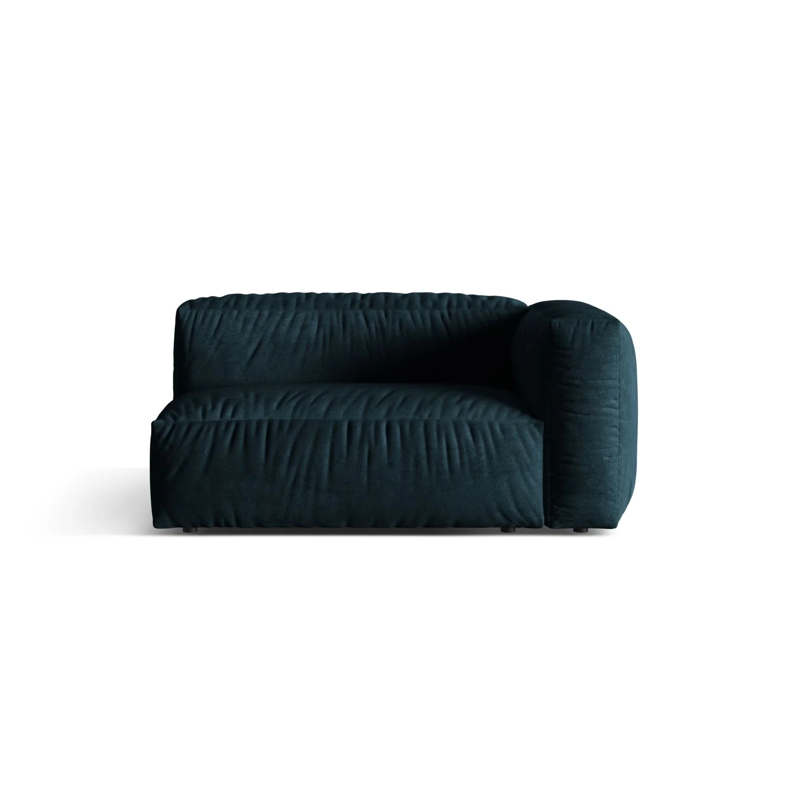 Martina Modulares Sofa Sitzelement, Rechte Seite, Sitztiefe 76 cm, aus Samt, Cord, Boucle oder Strukturstoff, 160x106 cm - Image 25