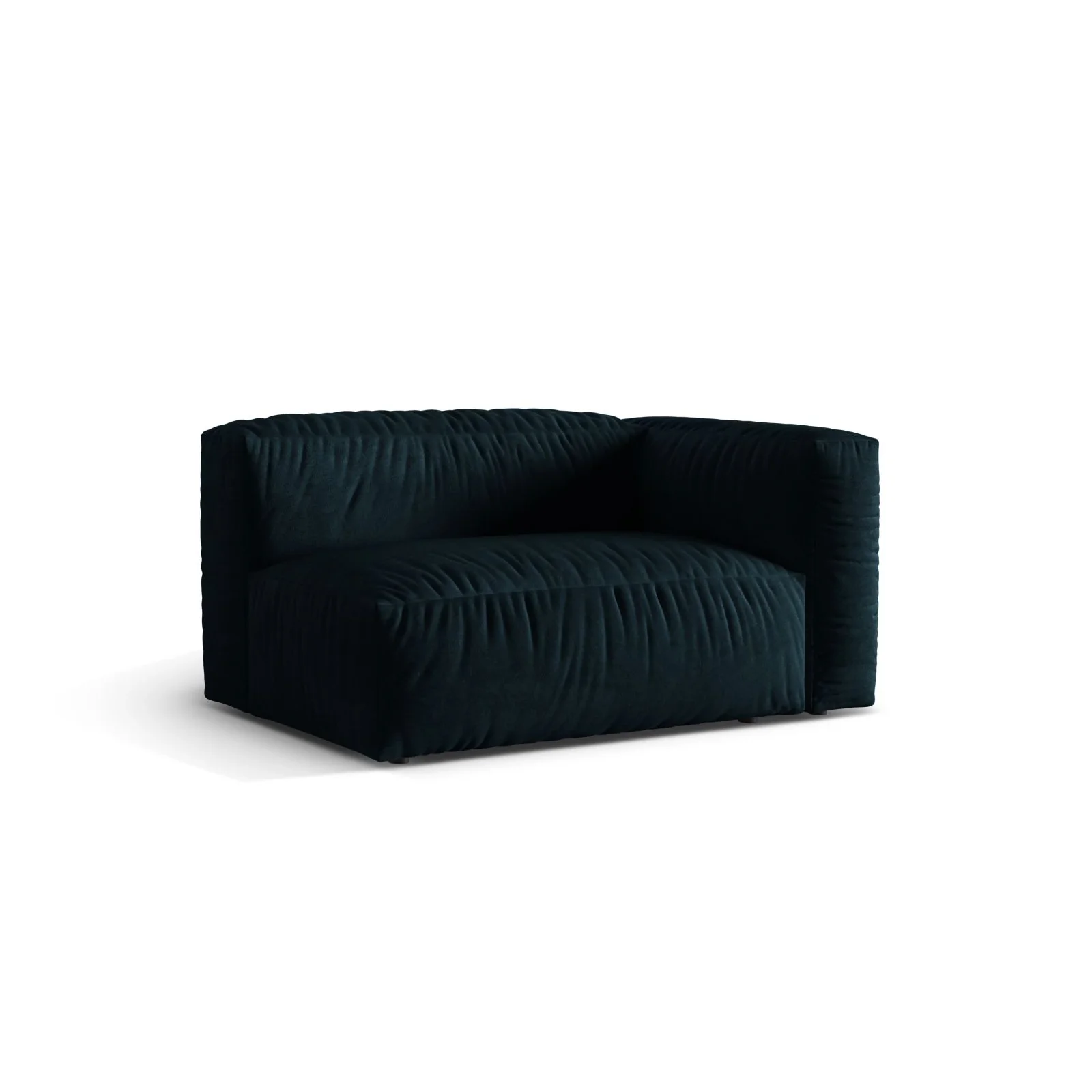 Martina Modulares Sofa Sitzelement, Rechte Seite, Sitztiefe 76 cm, aus Samt, Cord, Boucle oder Strukturstoff, 160x106 cm - Image 27
