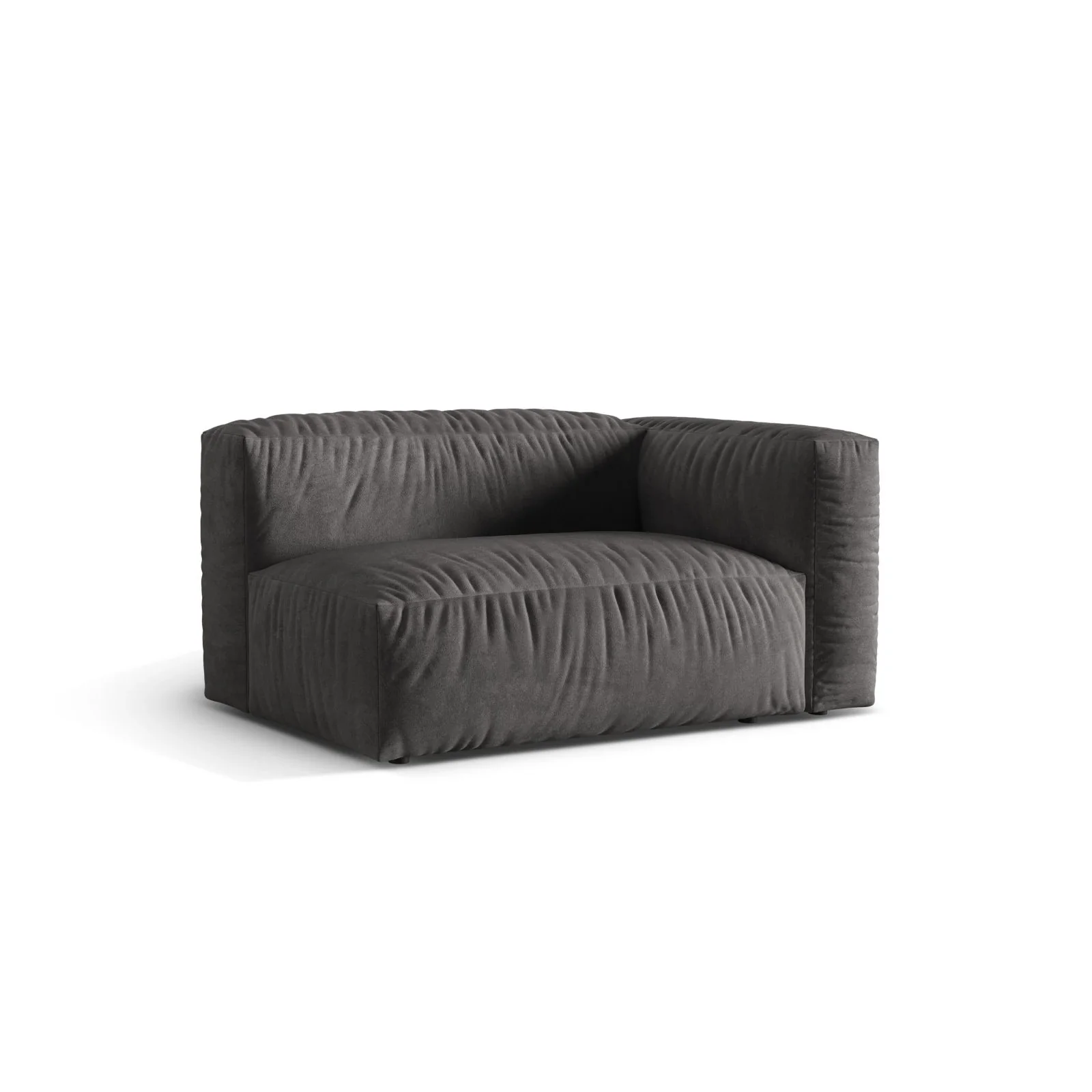 Martina Modulares Sofa Sitzelement, Rechte Seite, Sitztiefe 76 cm, aus Samt, Cord, Boucle oder Strukturstoff, 160x106 cm - Image 33