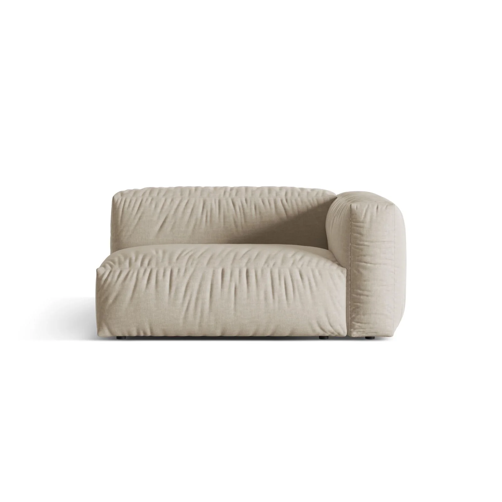 Martina Modulares Sofa Sitzelement, Rechte Seite, Sitztiefe 76 cm, aus Samt, Cord, Boucle oder Strukturstoff, 160x106 cm - Image 37