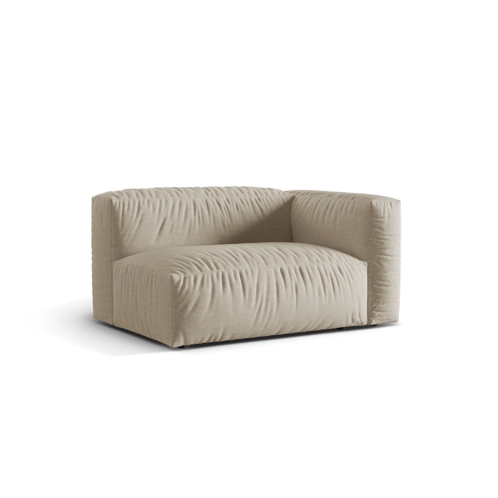 Martina Modulares Sofa Sitzelement, Rechte Seite, Sitztiefe 76 cm, aus Samt, Cord, Boucle oder Strukturstoff, 160x106 cm - Image 39