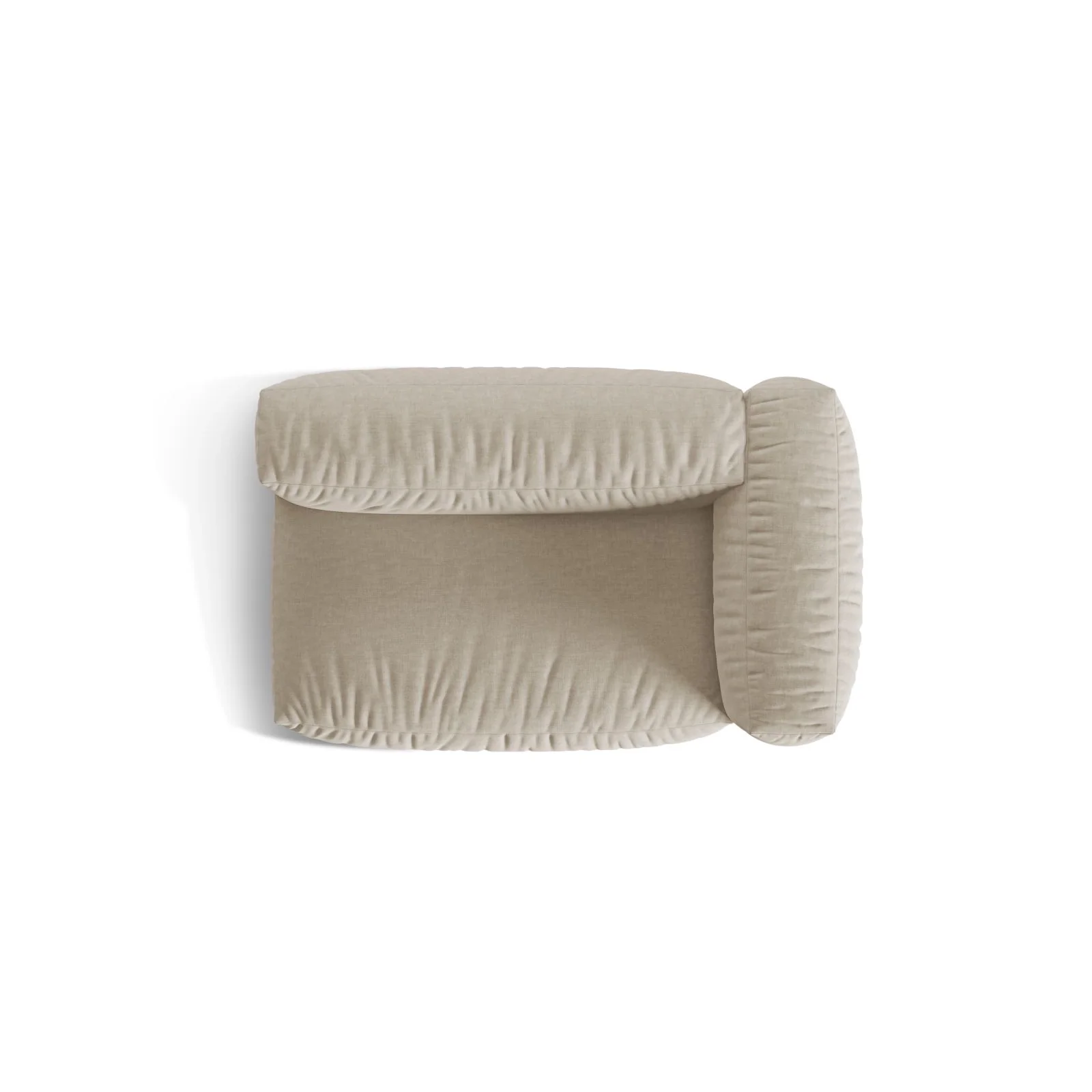 Martina Modulares Sofa Sitzelement, Rechte Seite, Sitztiefe 76 cm, aus Samt, Cord, Boucle oder Strukturstoff, 160x106 cm - Image 41