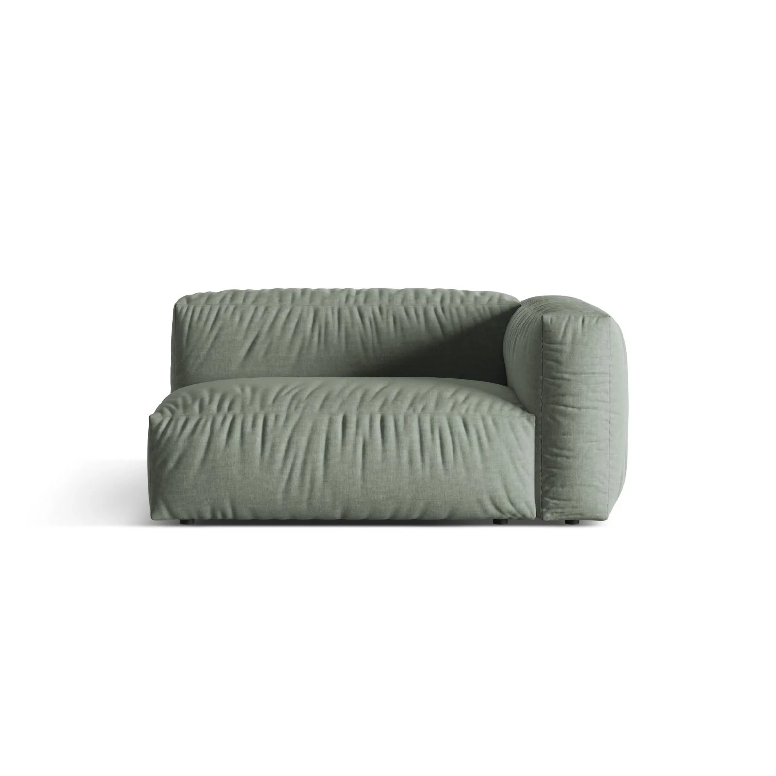 Martina Modulares Sofa Sitzelement, Rechte Seite, Sitztiefe 76 cm, aus Samt, Cord, Boucle oder Strukturstoff, 160x106 cm - Image 43