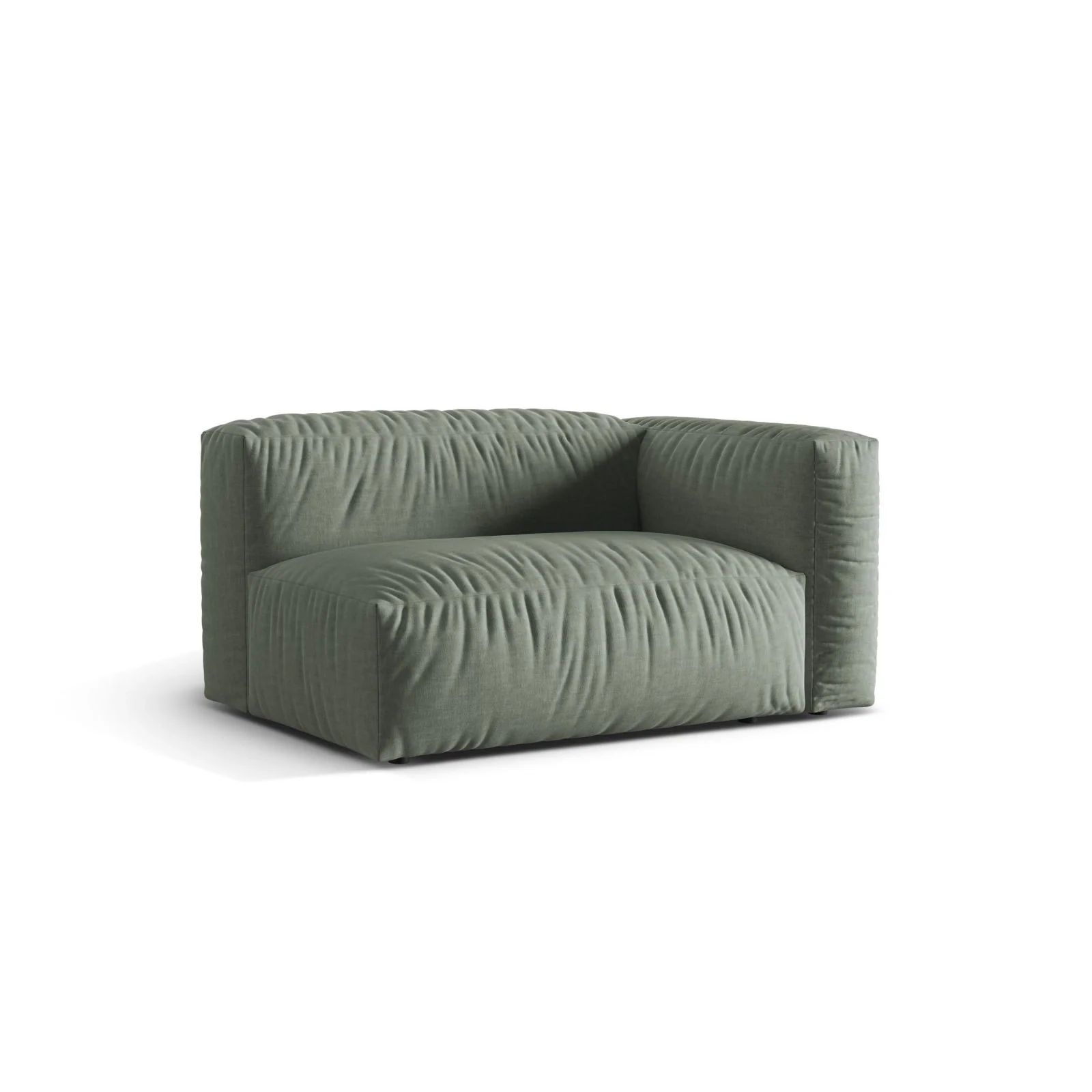 Martina Modulares Sofa Sitzelement, Rechte Seite, Sitztiefe 76 cm, aus Samt, Cord, Boucle oder Strukturstoff, 160x106 cm - Image 45