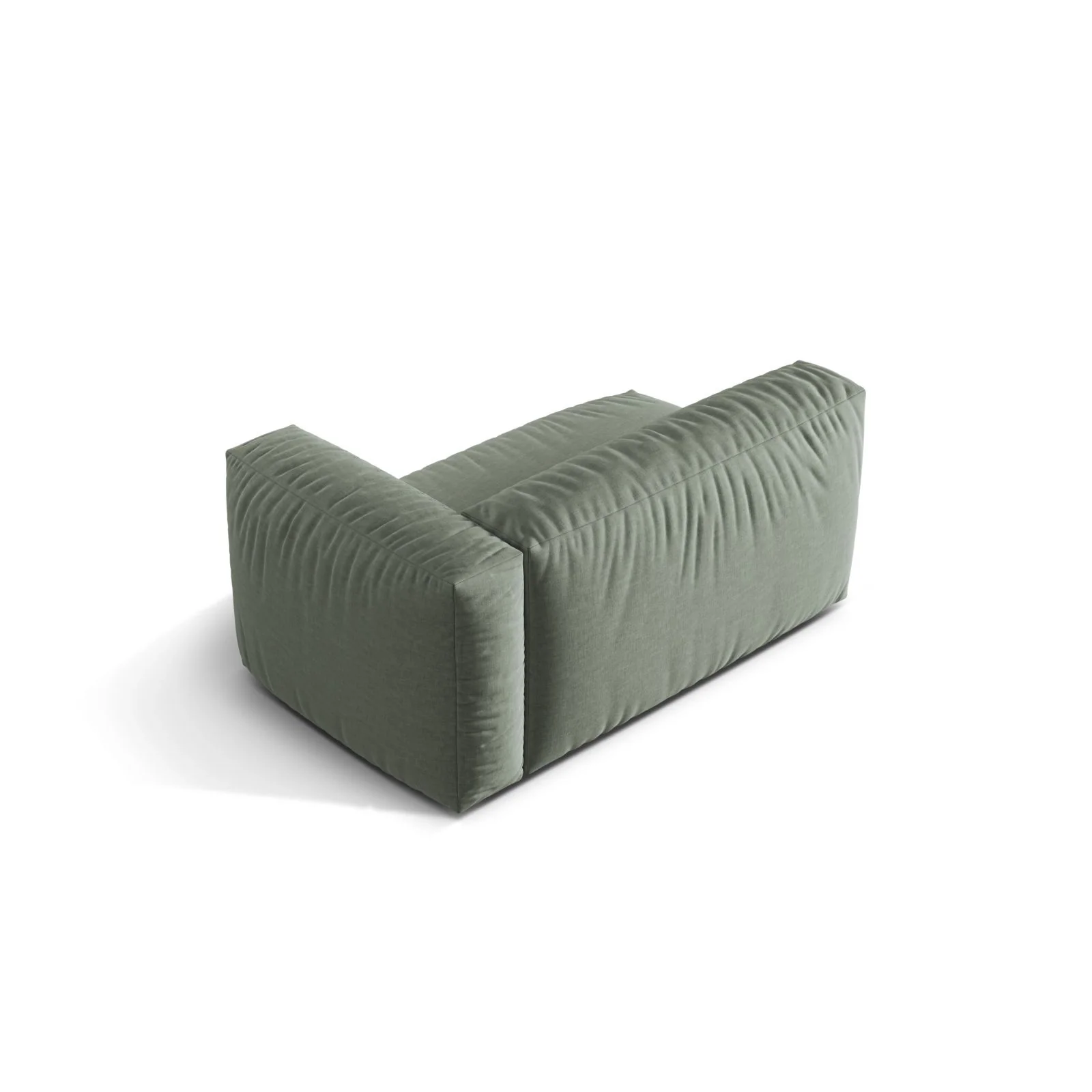 Martina Modulares Sofa Sitzelement, Rechte Seite, Sitztiefe 76 cm, aus Samt, Cord, Boucle oder Strukturstoff, 160x106 cm - Image 46