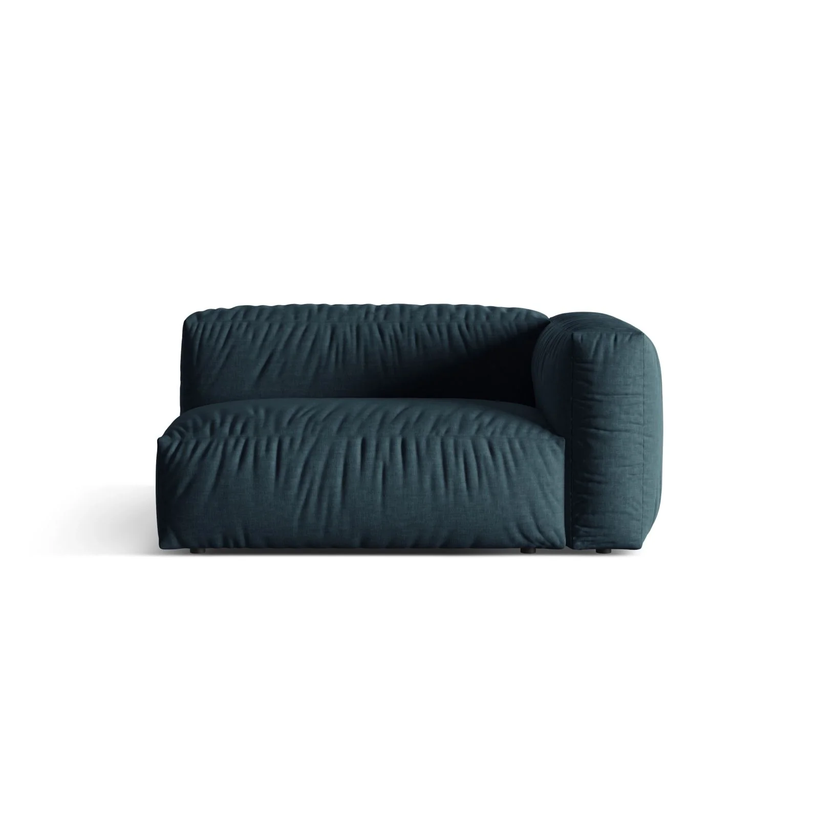 Martina Modulares Sofa Sitzelement, Rechte Seite, Sitztiefe 76 cm, aus Samt, Cord, Boucle oder Strukturstoff, 160x106 cm - Image 49