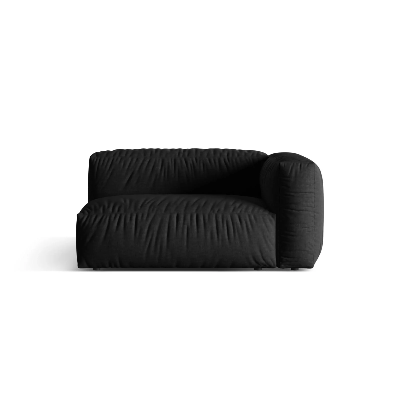 Martina Modulares Sofa Sitzelement, Rechte Seite, Sitztiefe 76 cm, aus Samt, Cord, Boucle oder Strukturstoff, 160x106 cm - Image 55