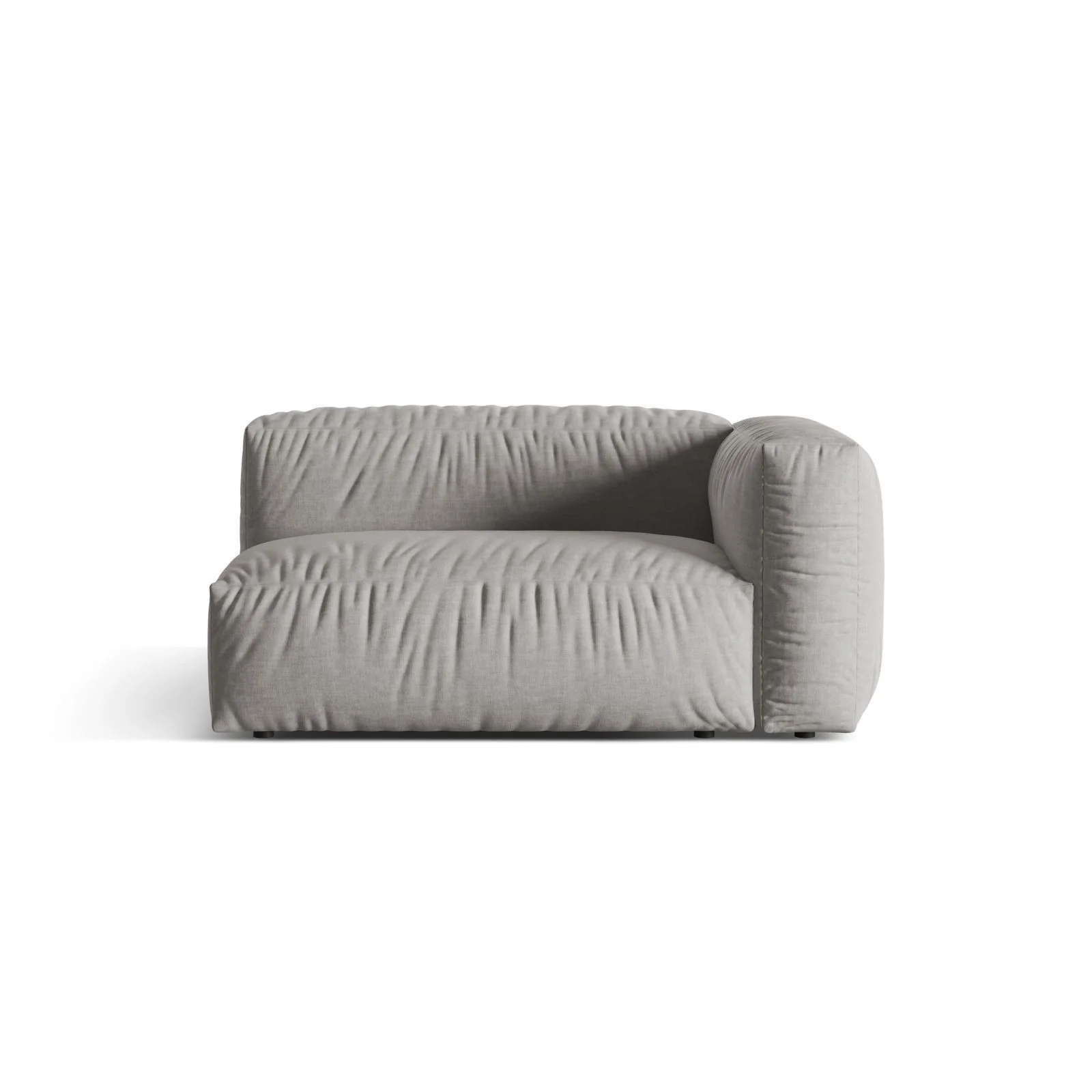 Martina Modulares Sofa Sitzelement, Rechte Seite, Sitztiefe 76 cm, aus Samt, Cord, Boucle oder Strukturstoff, 160x106 cm - Image 61