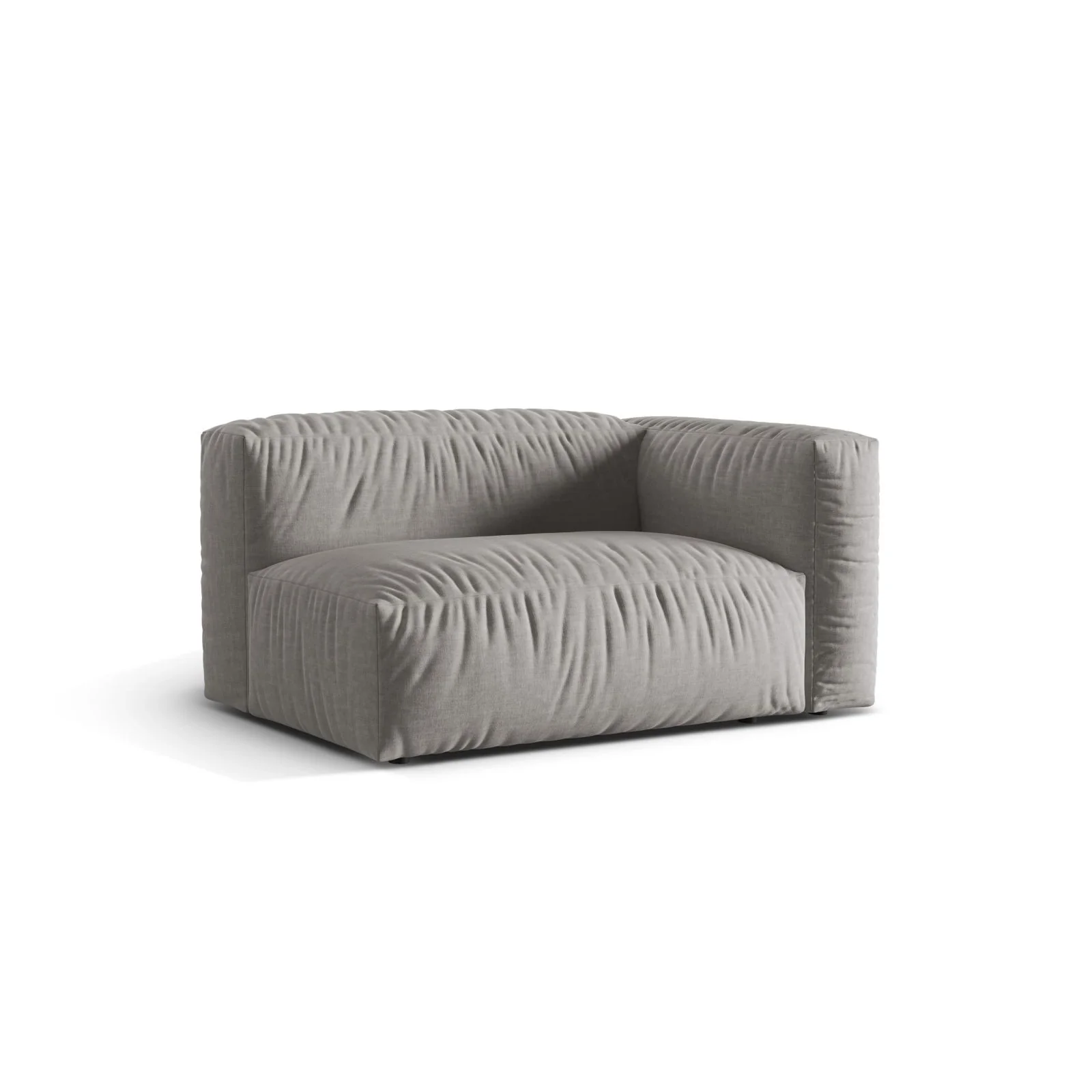 Martina Modulares Sofa Sitzelement, Rechte Seite, Sitztiefe 76 cm, aus Samt, Cord, Boucle oder Strukturstoff, 160x106 cm - Image 63