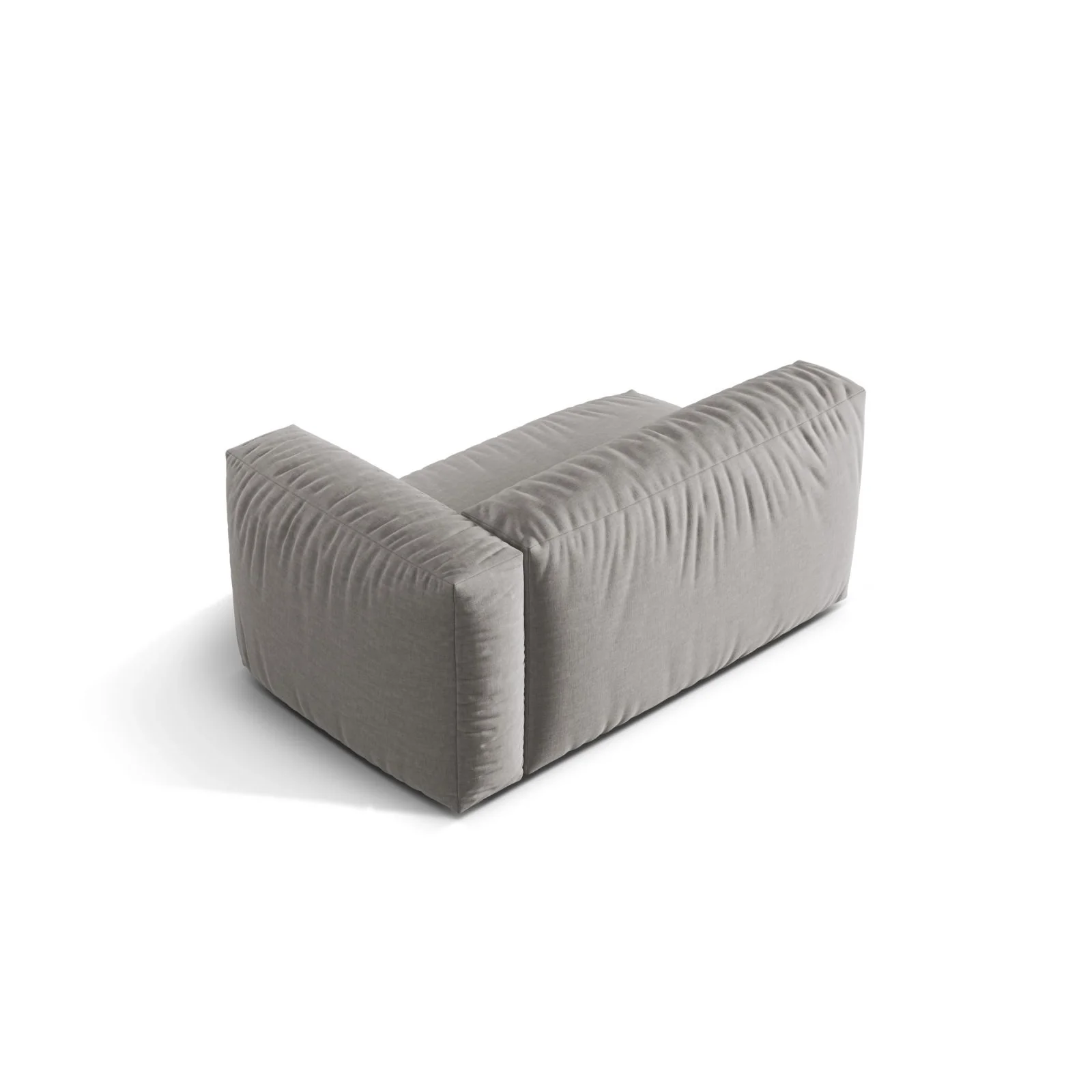 Martina Modulares Sofa Sitzelement, Rechte Seite, Sitztiefe 76 cm, aus Samt, Cord, Boucle oder Strukturstoff, 160x106 cm - Image 64