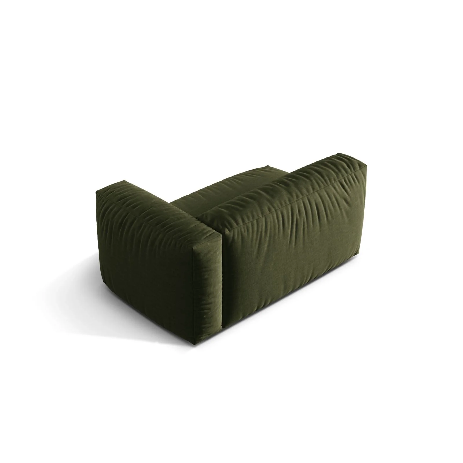 Martina Modulares Sofa Sitzelement, Rechte Seite, Sitztiefe 76 cm, aus Samt, Cord, Boucle oder Strukturstoff, 160x106 cm - Image 70