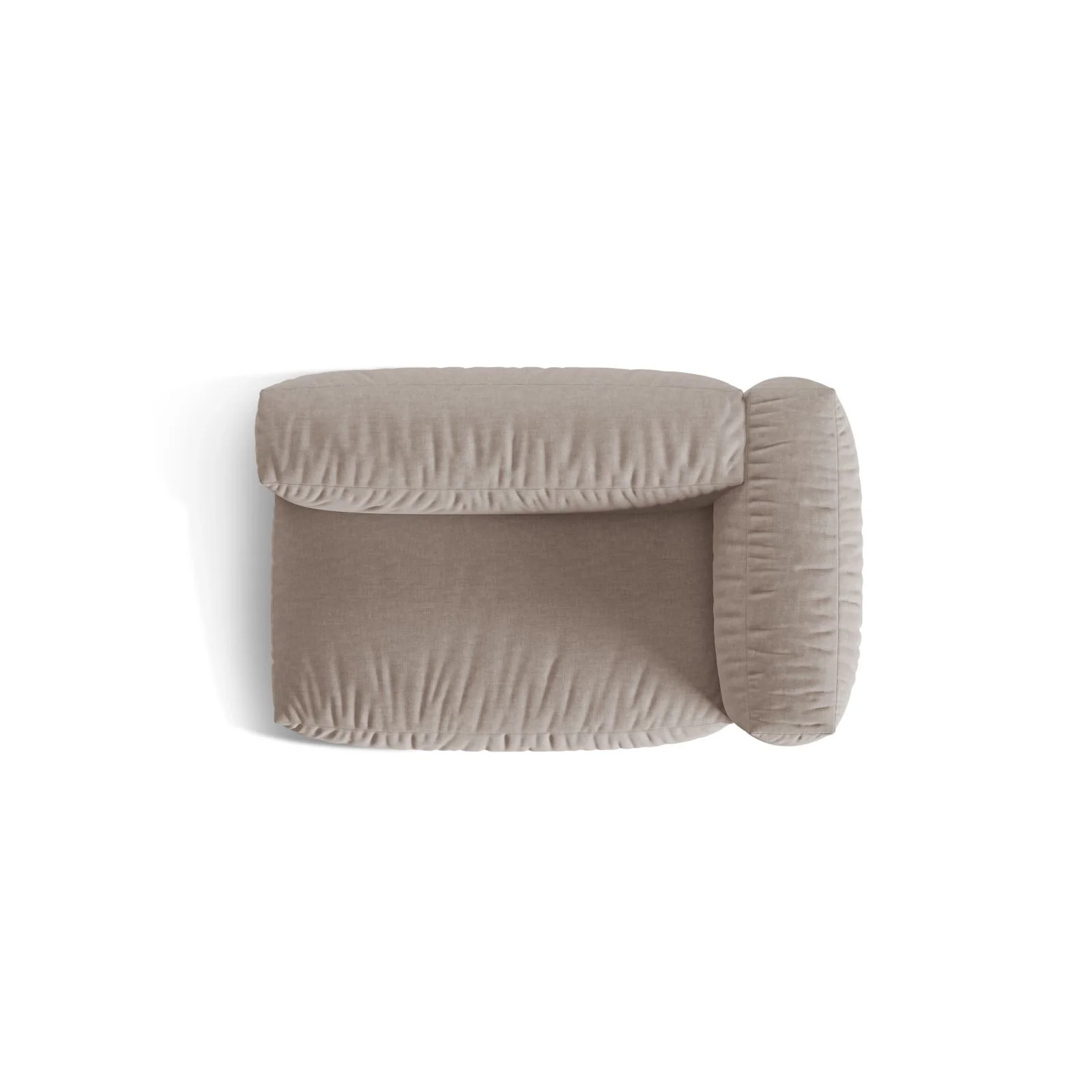 Martina Modulares Sofa Sitzelement, Rechte Seite, Sitztiefe 76 cm, aus Samt, Cord, Boucle oder Strukturstoff, 160x106 cm - Image 77