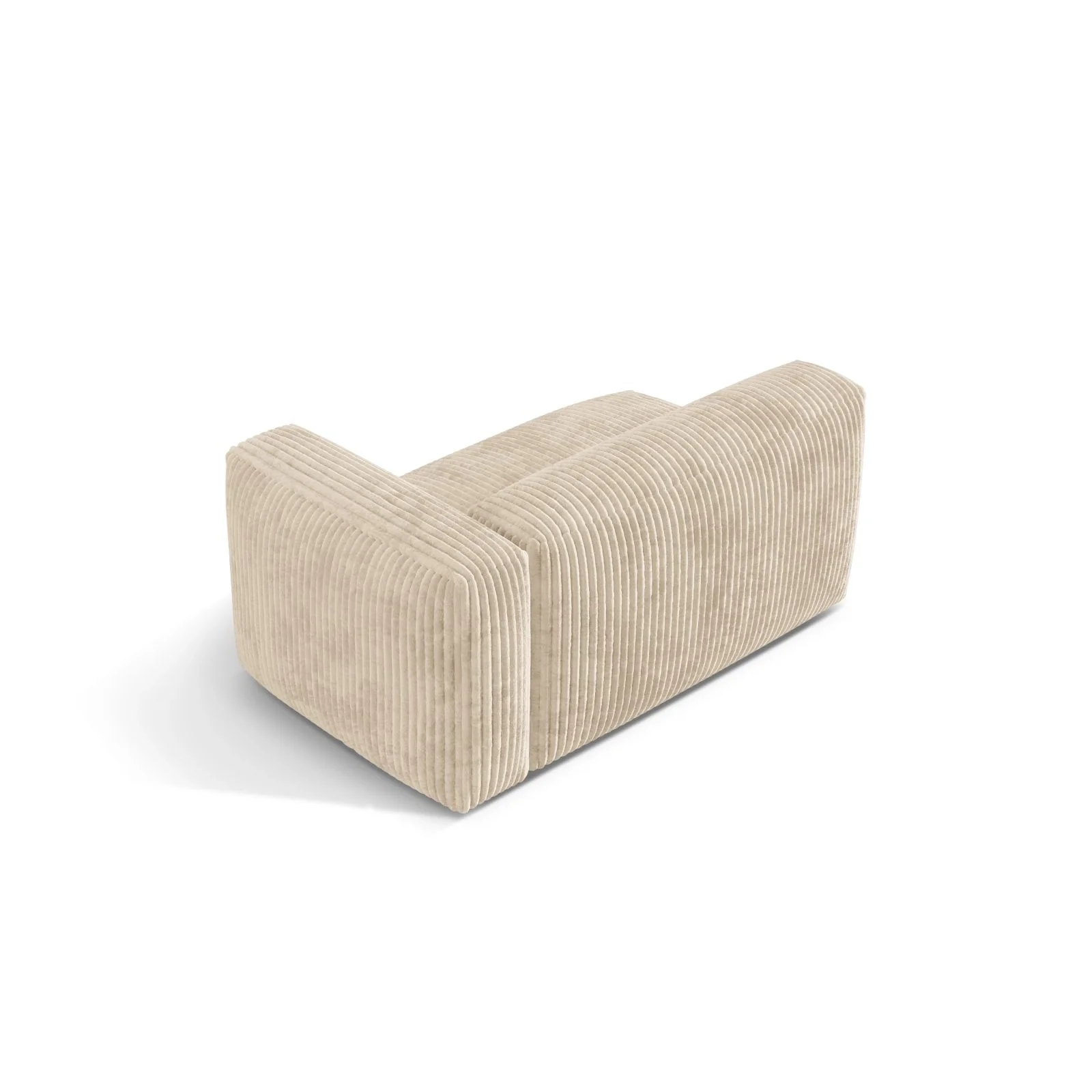 Martina Modulares Sofa Sitzelement, Rechte Seite, Sitztiefe 76 cm, aus Samt, Cord, Boucle oder Strukturstoff, 160x106 cm - Image 82