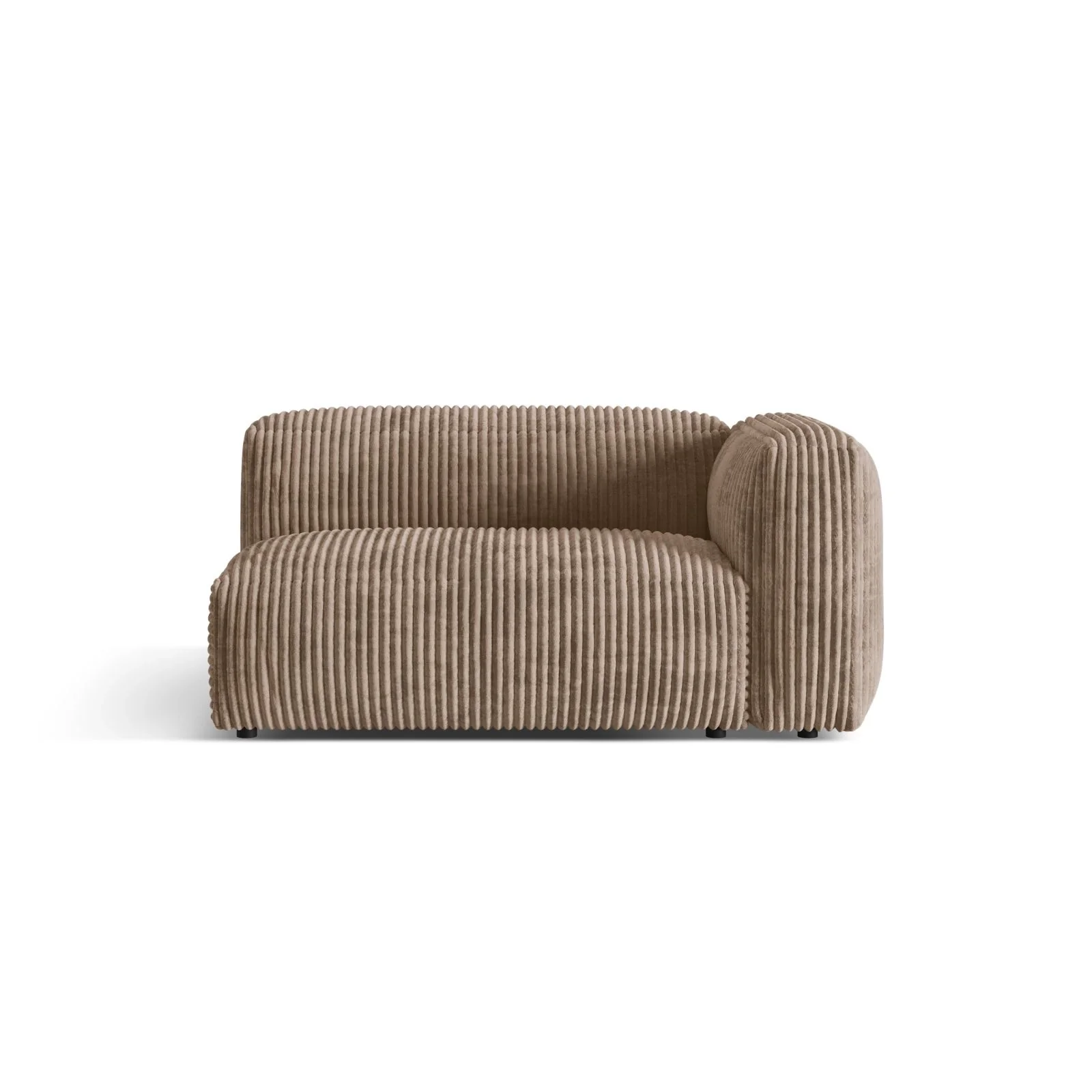 Martina Modulares Sofa Sitzelement, Rechte Seite, Sitztiefe 76 cm, aus Samt, Cord, Boucle oder Strukturstoff, 160x106 cm - Image 85