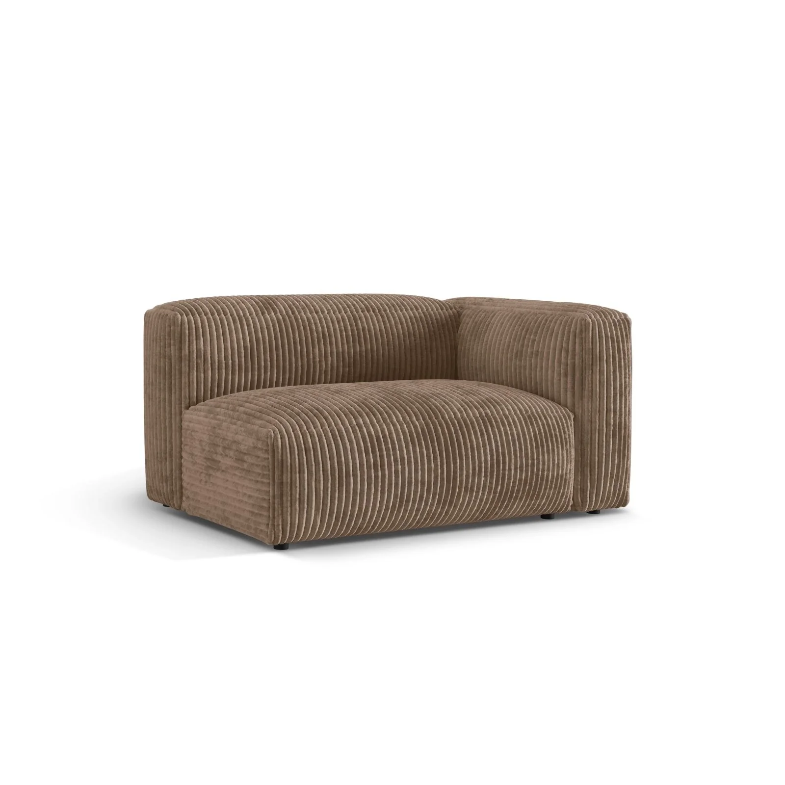 Martina Modulares Sofa Sitzelement, Rechte Seite, Sitztiefe 76 cm, aus Samt, Cord, Boucle oder Strukturstoff, 160x106 cm - Image 87