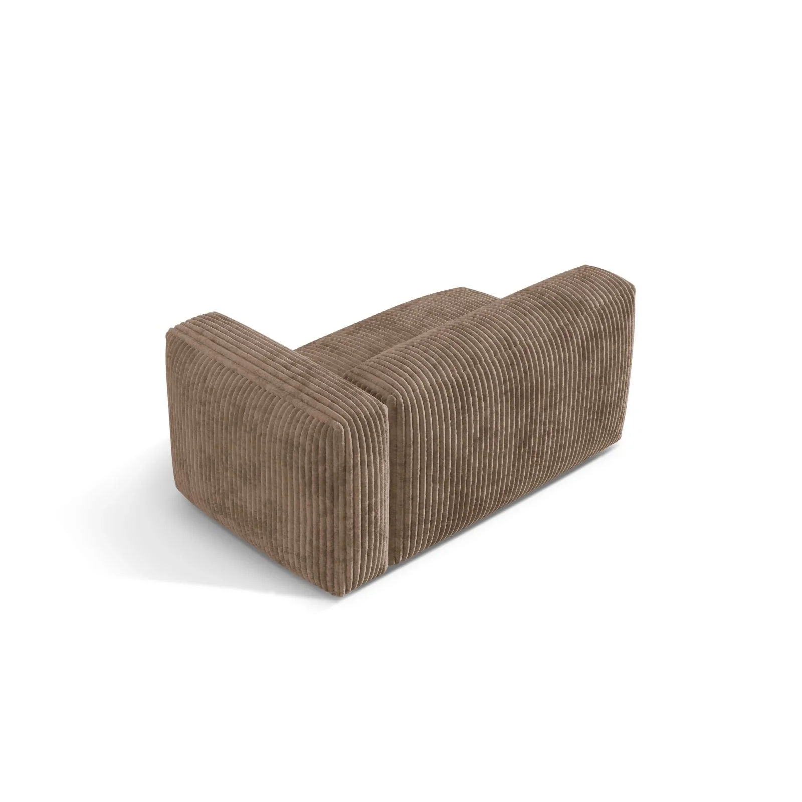 Martina Modulares Sofa Sitzelement, Rechte Seite, Sitztiefe 76 cm, aus Samt, Cord, Boucle oder Strukturstoff, 160x106 cm - Image 88
