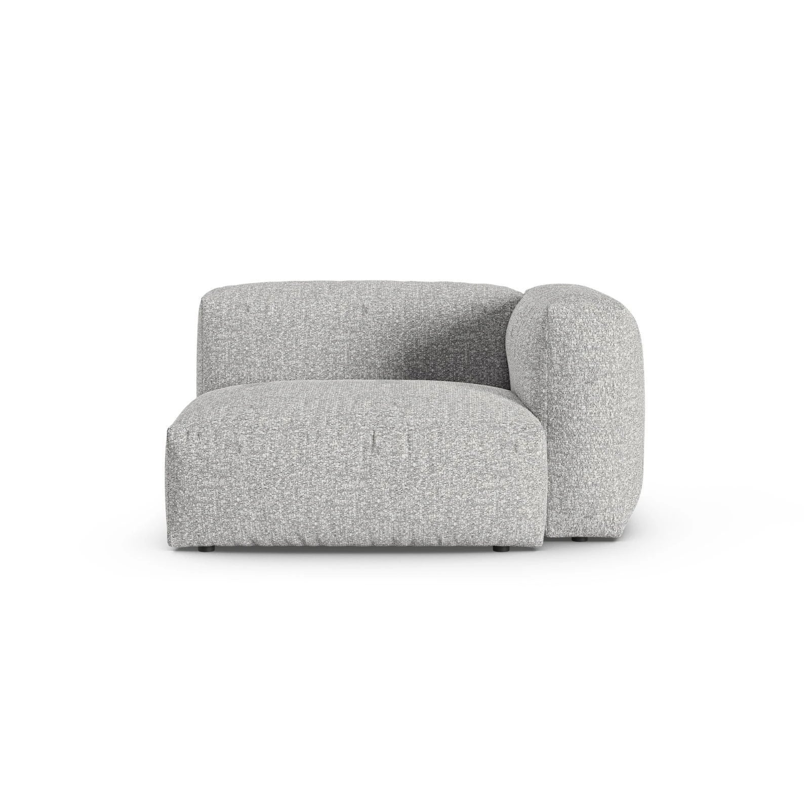 Martina Modulares Sofa Sitzelement, Rechte Seite, Sitztiefe 90 cm, aus Samt, Cord, Boucle oder Strukturstoff, 120x120 cm - Image 115