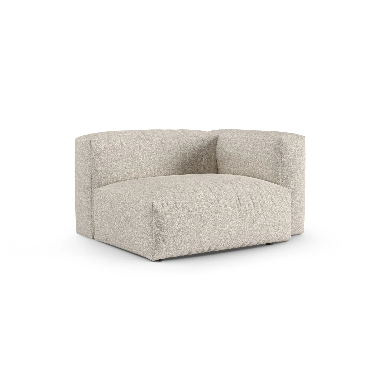 Martina Modulares Sofa Sitzelement, Rechte Seite, Sitztiefe 90 cm, aus Samt, Cord, Boucle oder Strukturstoff, 120x120 cm - Image 135