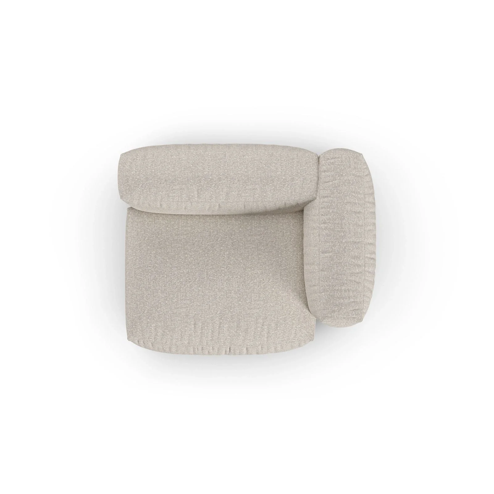 Martina Modulares Sofa Sitzelement, Rechte Seite, Sitztiefe 90 cm, aus Samt, Cord, Boucle oder Strukturstoff, 120x120 cm - Image 137