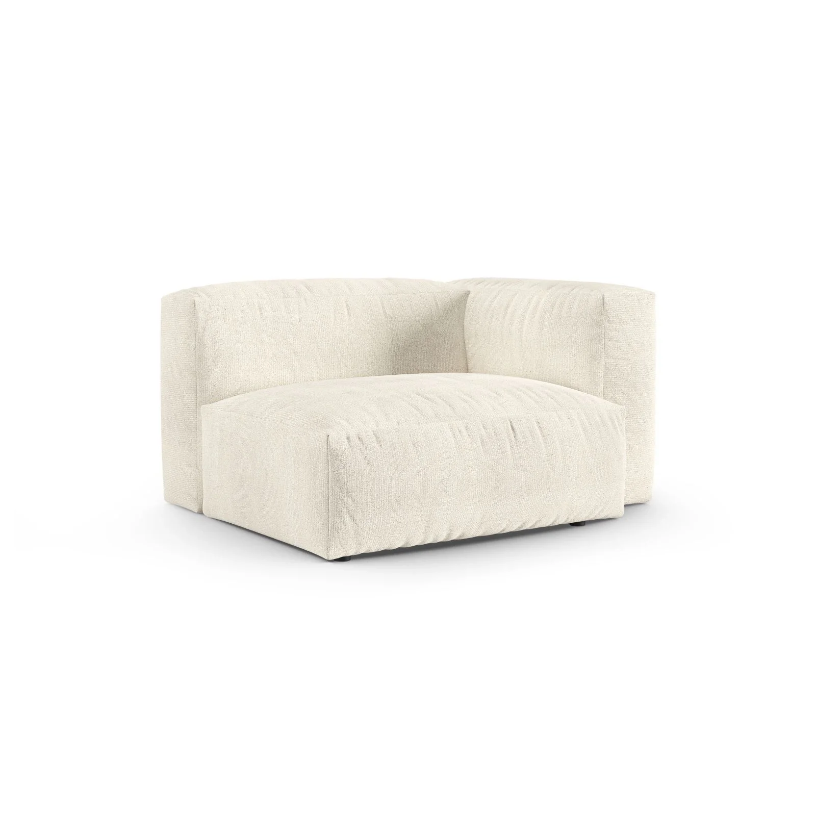 Martina Modulares Sofa Sitzelement, Rechte Seite, Sitztiefe 90 cm, aus Samt, Cord, Boucle oder Strukturstoff, 120x120 cm - Image 141