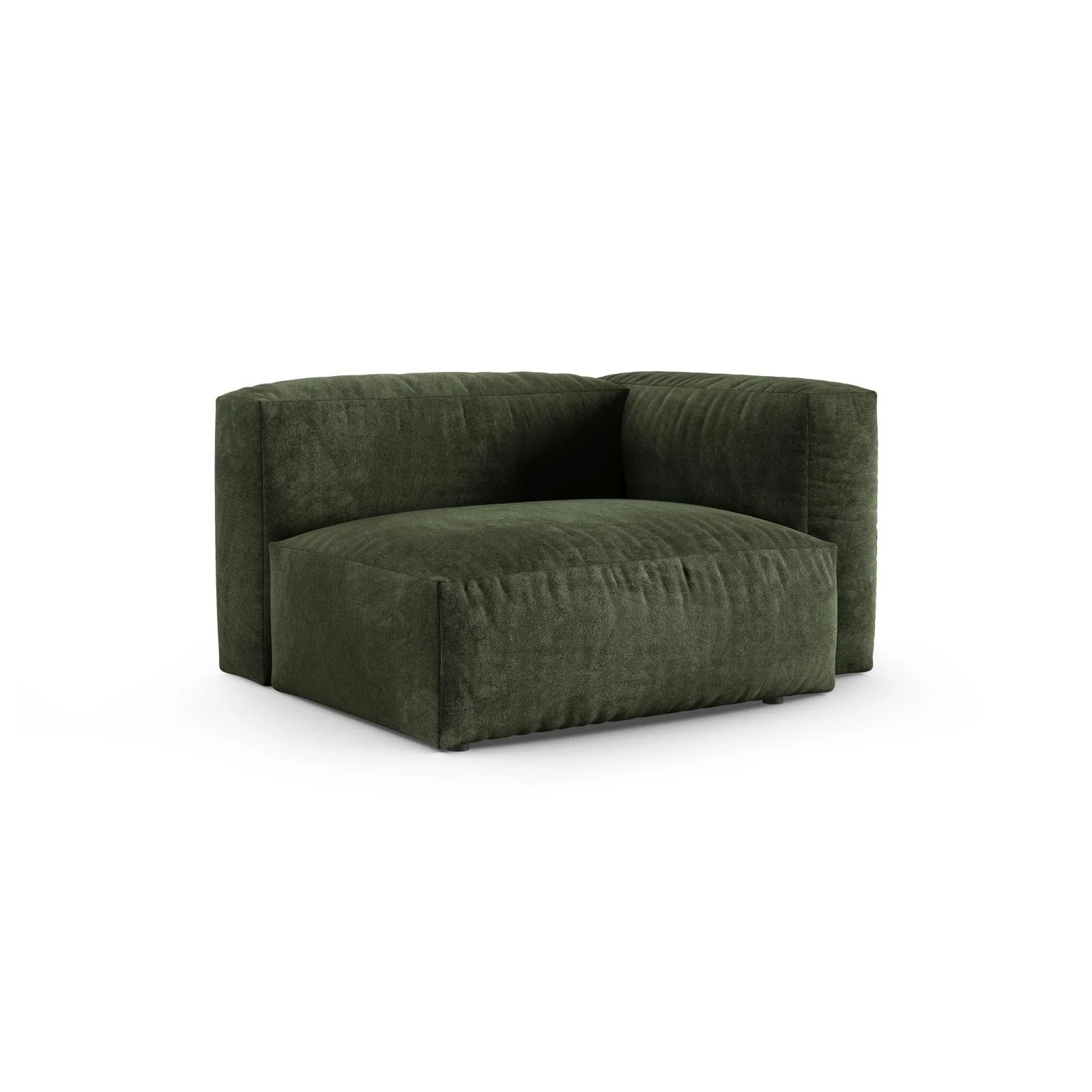 Martina Modulares Sofa Sitzelement, Rechte Seite, Sitztiefe 90 cm, aus Samt, Cord, Boucle oder Strukturstoff, 120x120 cm - Image 15