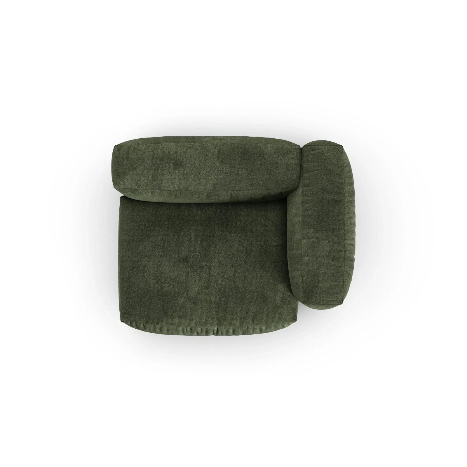 Martina Modulares Sofa Sitzelement, Rechte Seite, Sitztiefe 90 cm, aus Samt, Cord, Boucle oder Strukturstoff, 120x120 cm - Image 17