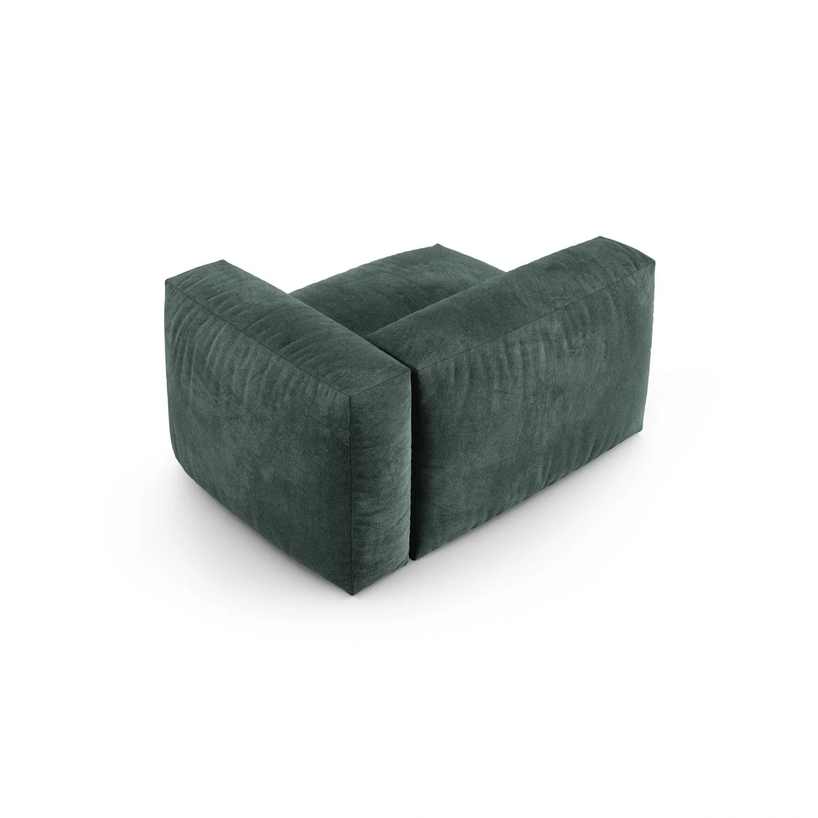 Martina Modulares Sofa Sitzelement, Rechte Seite, Sitztiefe 90 cm, aus Samt, Cord, Boucle oder Strukturstoff, 120x120 cm - Image 22